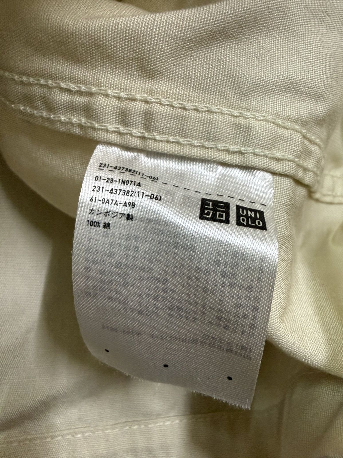 JW Anderson × Uniqlo J.W Anderson Uniqlo Scrub Three Quarter Shirt Size M / US 6-8 / IT 42-44 - 8 Thumbnail