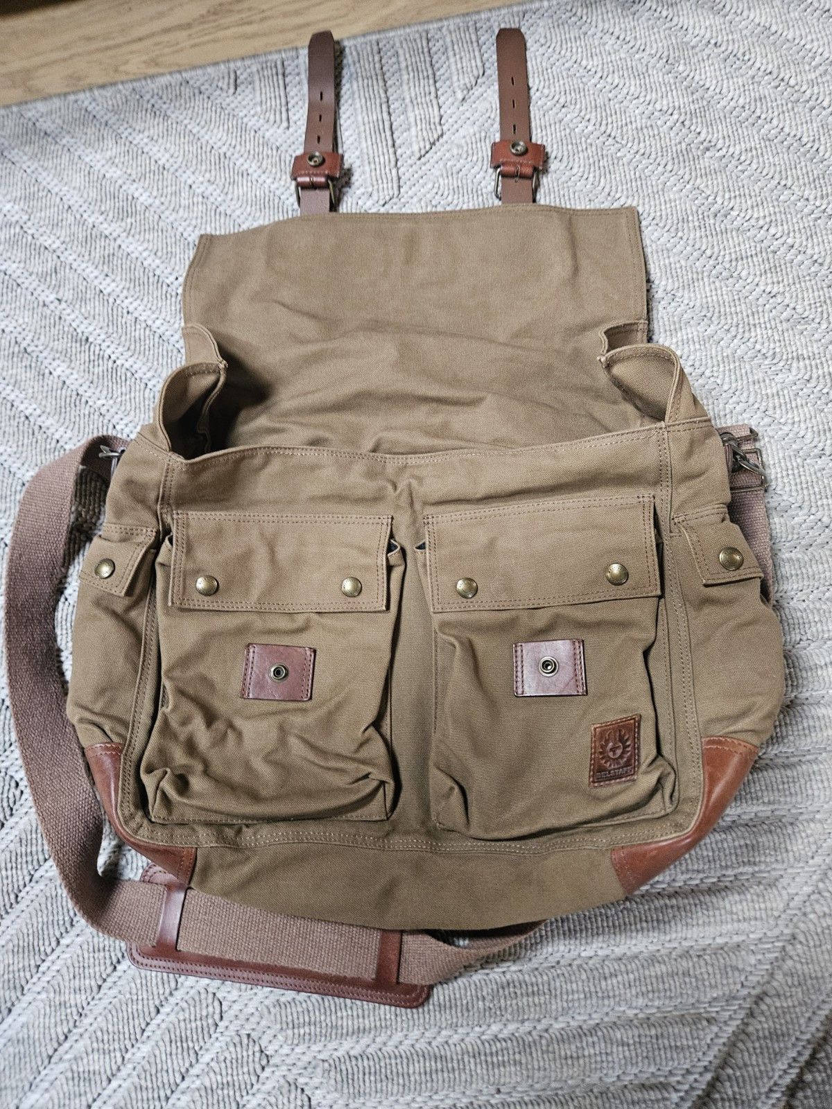 Belstaff BELSTAFF COLONIAL MESSENGER BAG-Mountain Brown Size ONE SIZE - 2 Thumbnail