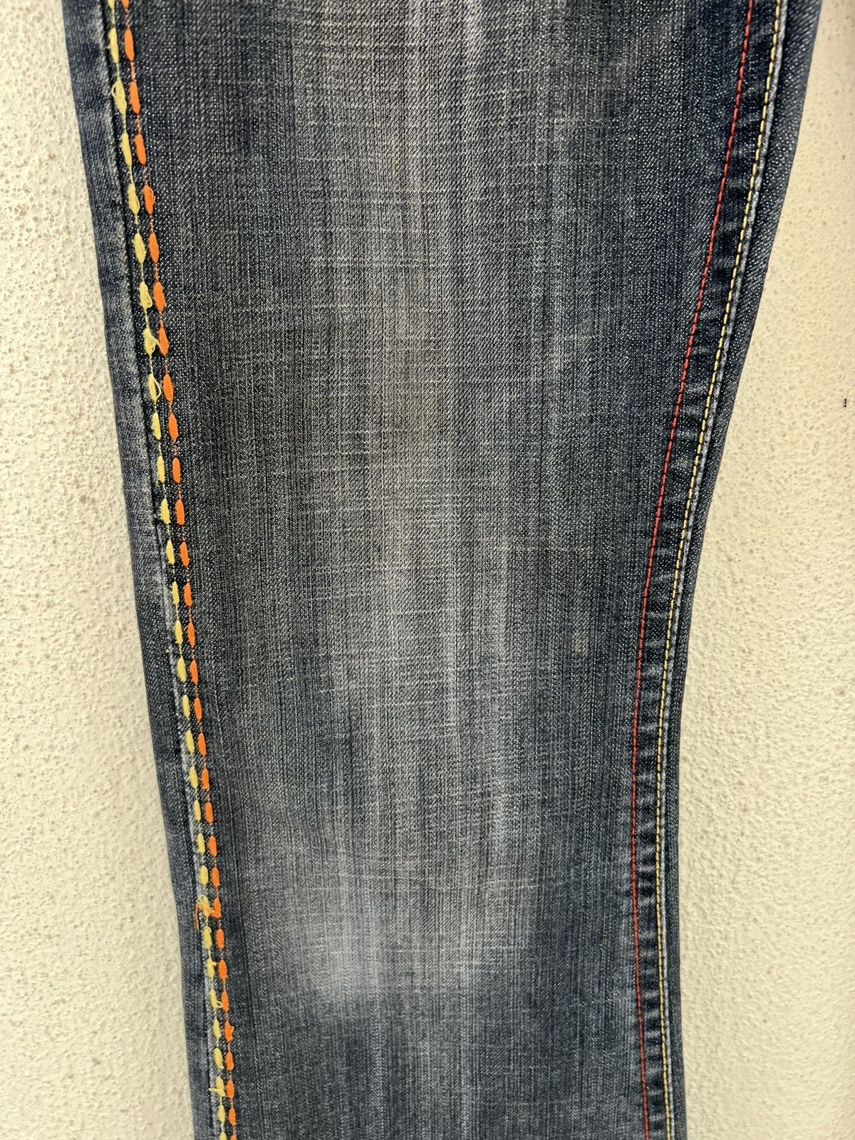 Vintage Vintage Maxa Japan Embroidery Fade Black Bootcut Jeans Size US 29 - 10 Thumbnail