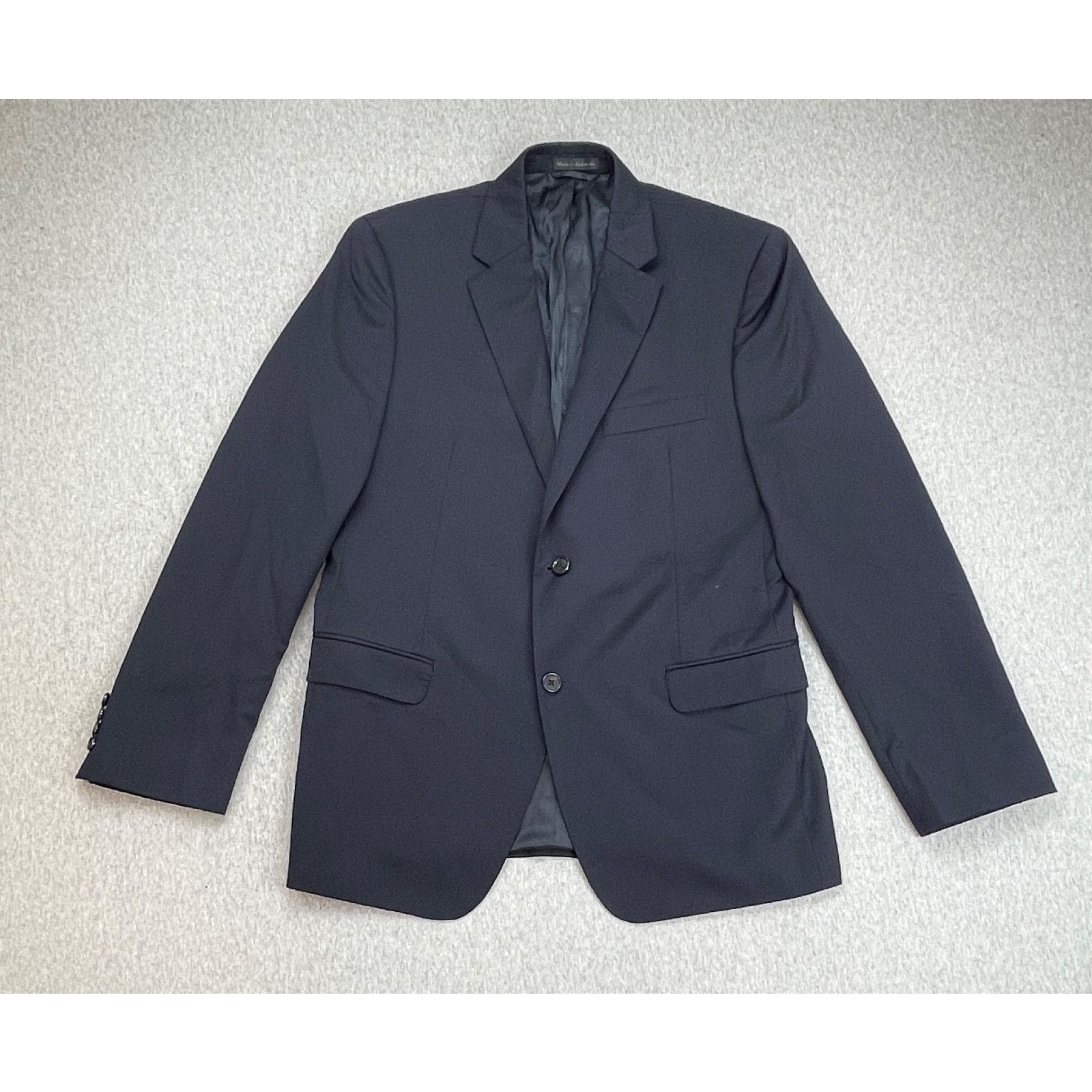 Lauren Ralph Lauren Ralph Lauren Blazer Mens 40R Navy Blue 100% Wool Black Label Size 40R - 2 Thumbnail