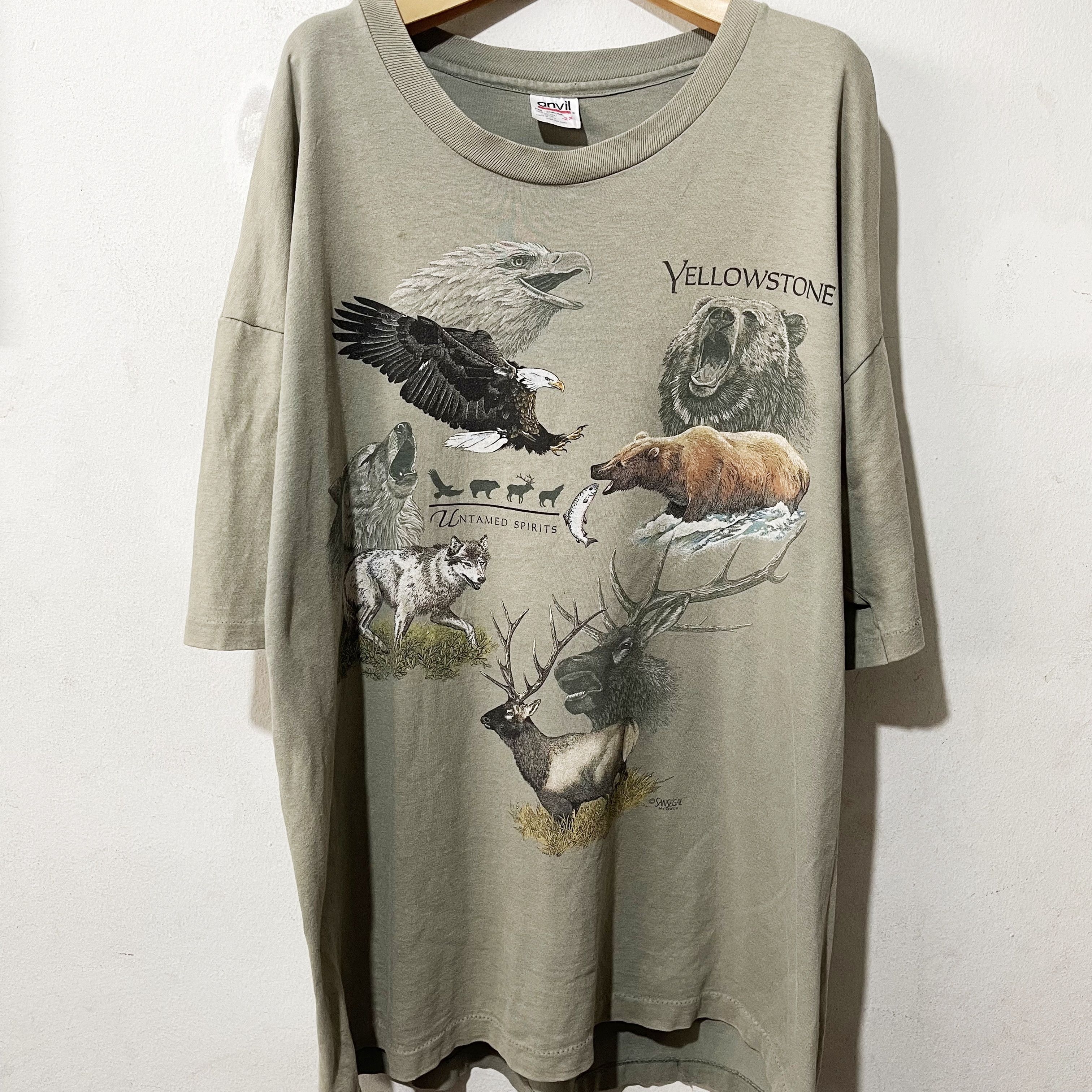 Vintage Vintage 90s Yellowstone Shirt Size US XXL / EU 58 / 5 - 1 Thumbnail