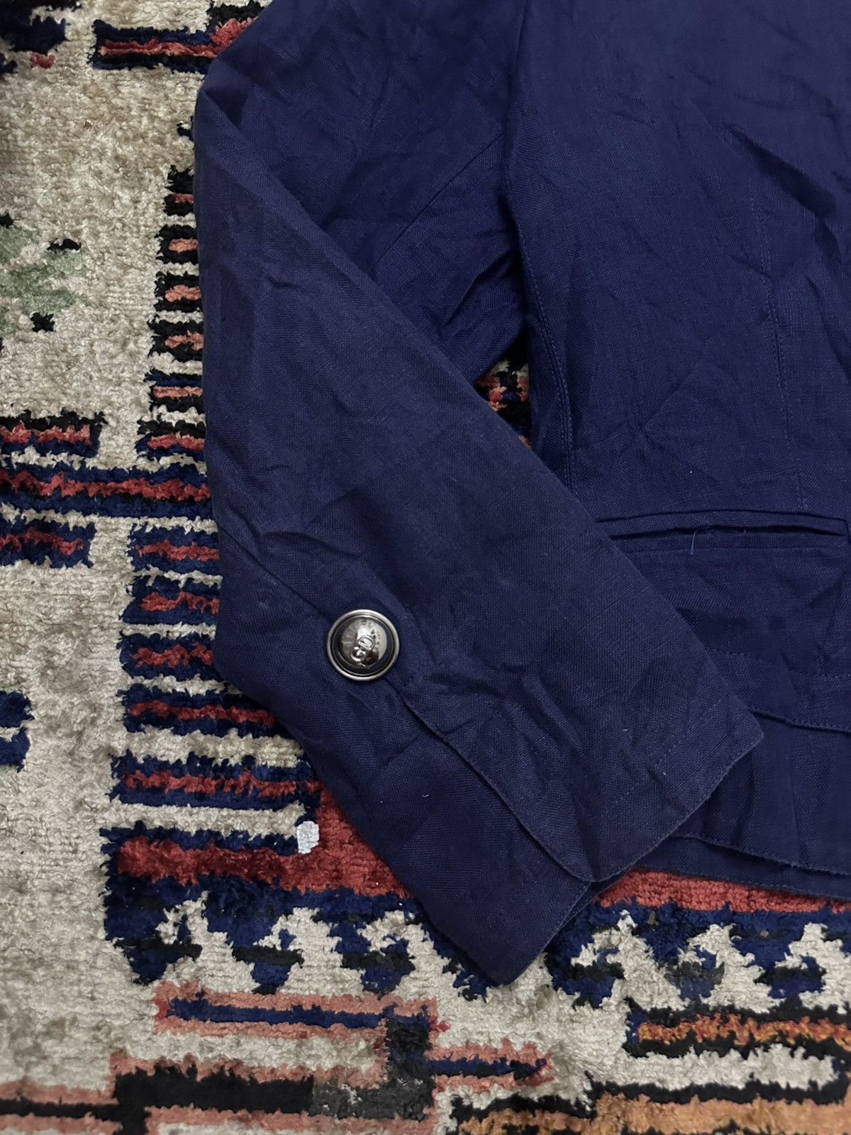 CHRISTIAN DIOR WOMAN’S NO COLLAR SHORT JACKET 1 BUTTON