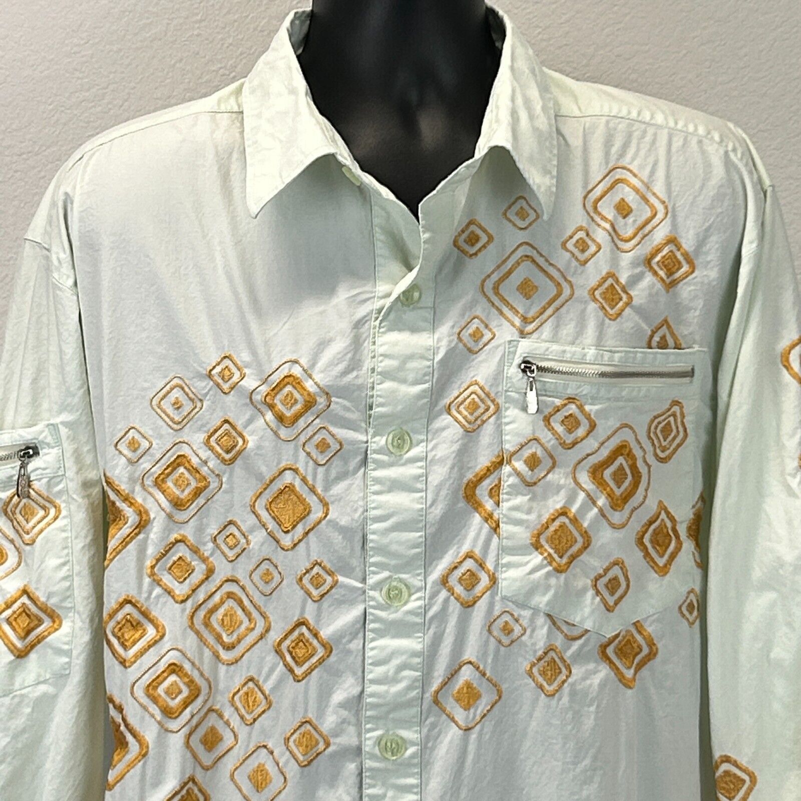 Vintage Vintage 90s Royal Prestige Button Front Shirt 2XL XXL Size US XXL / EU 58 / 5 - 5 Thumbnail