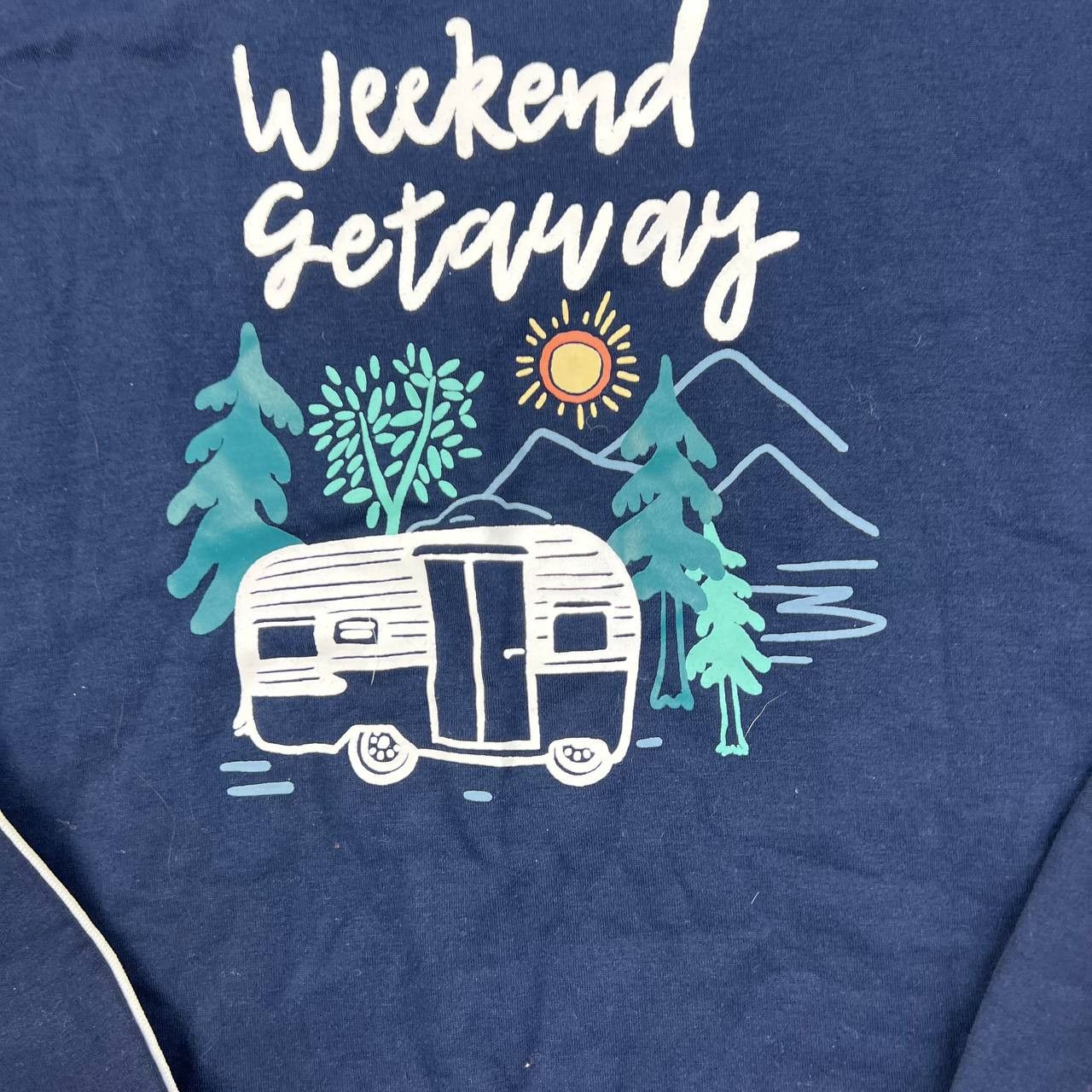 Other Weekend Getaway XL Joyspun Pullover Sweatshirt Blue Women Size XL / US 12-14 / IT 48-50 - 3 Thumbnail