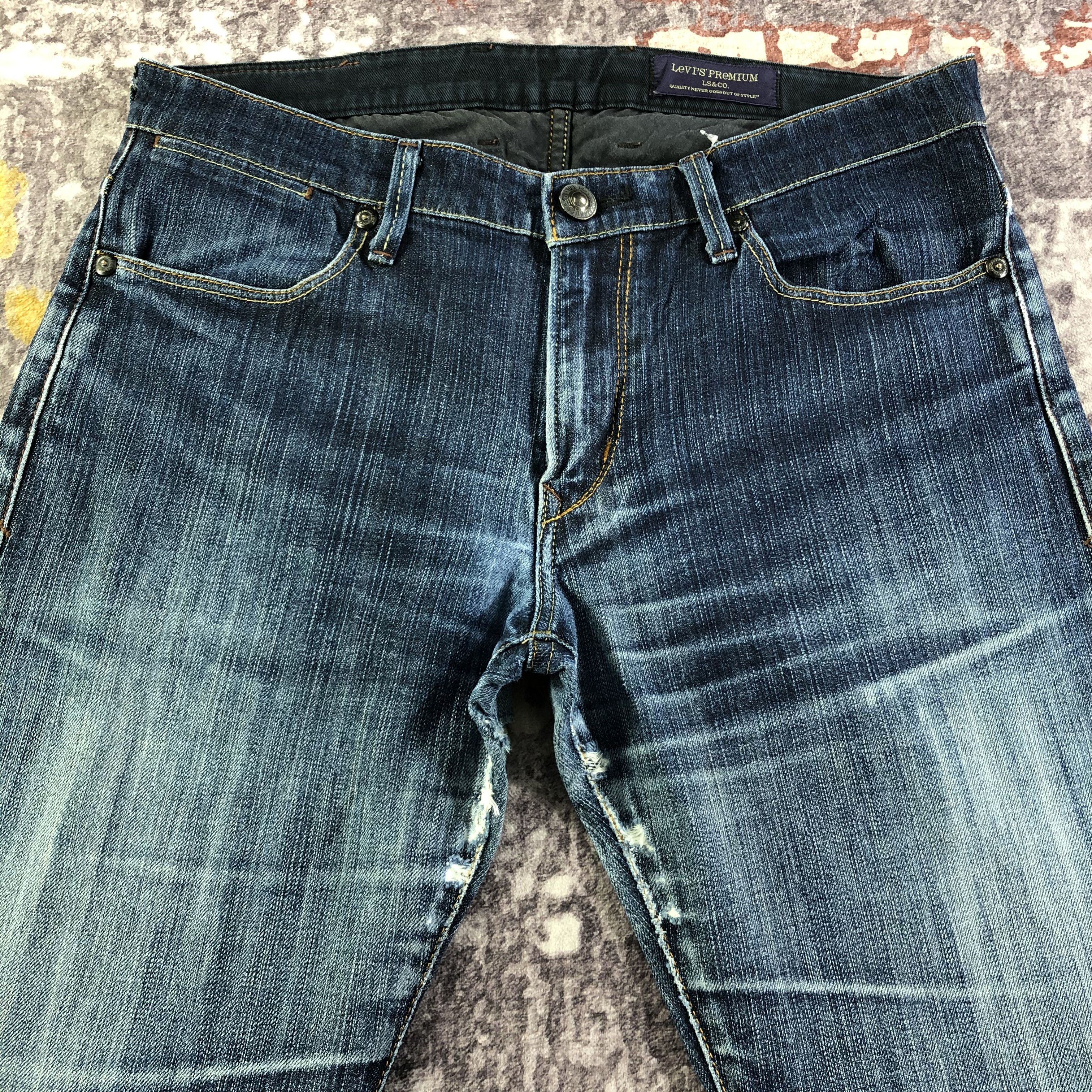 Levi's × Vintage 90s Vintage Blue Wash Levis 505 Jeans-JM3213 Size US 35 - 3 Thumbnail