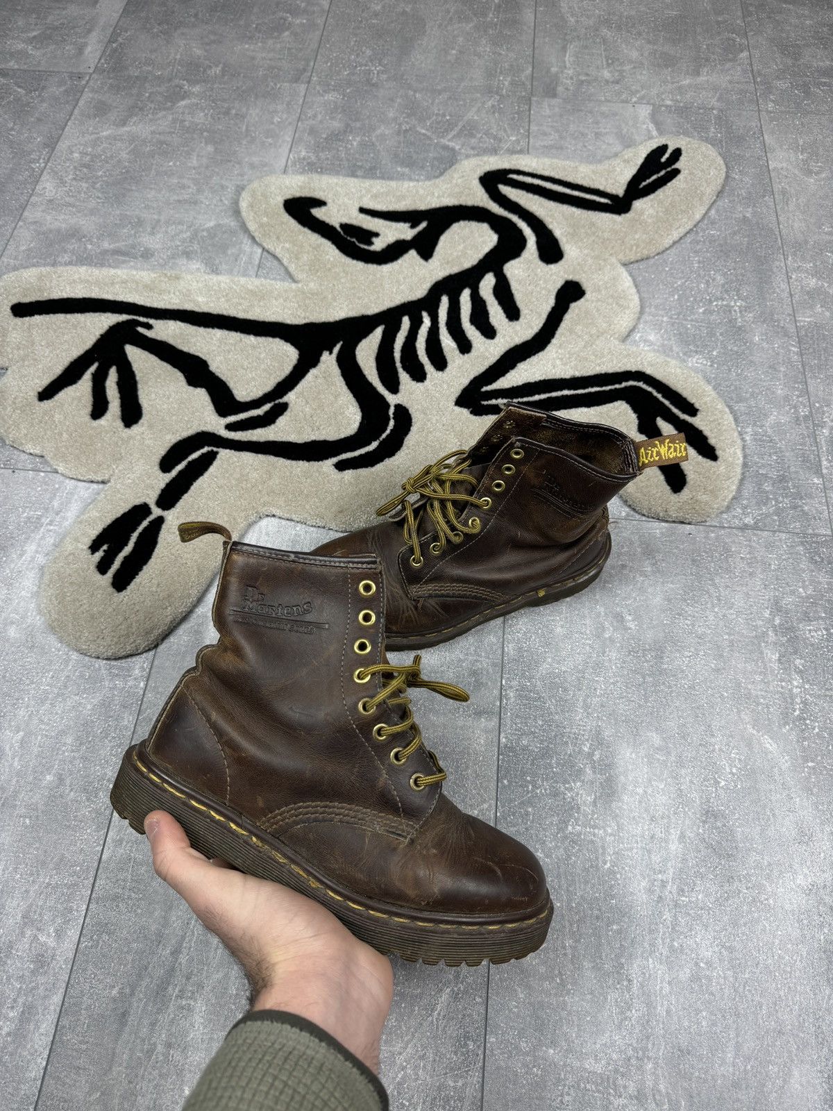 Dr. Martens × Vintage Women’s Vintage Dr.Martens Hi Top Sneakers made in England Size US 5 / EU 37 - 1 Thumbnail