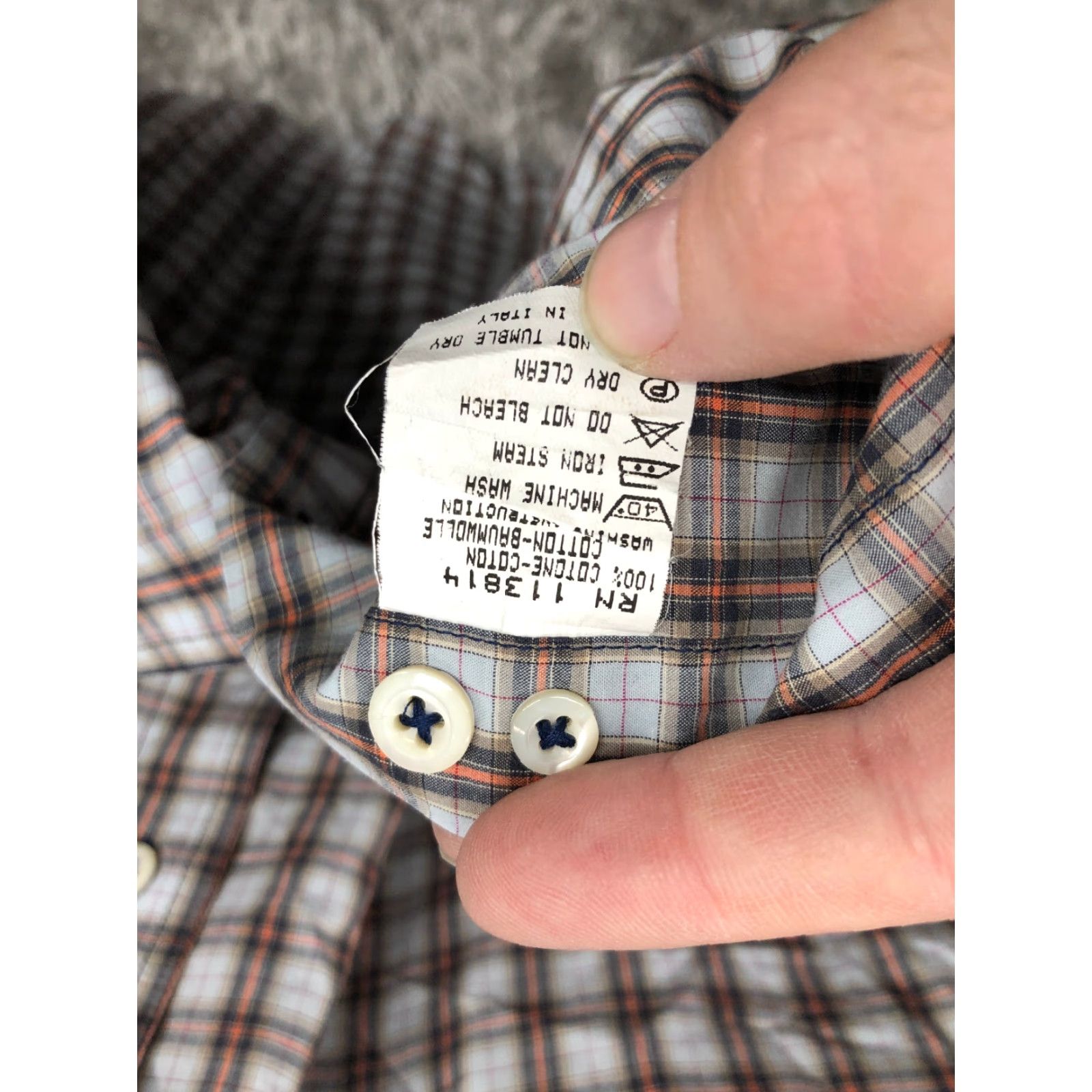 Billy Reid Billy Reid Shirt Size M Mens Long Sleeve Multicolor Plaid Button Down Collar Size US M / EU 48-50 / 2 - 7 Thumbnail