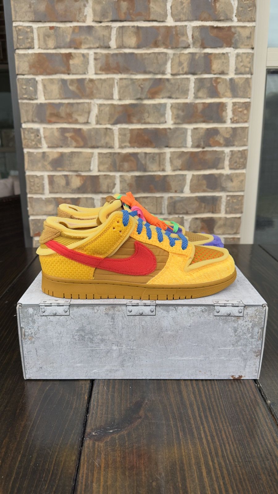 Cactus Plant Flea Market × Nike Nike x CPFM Cactus Plant Flea Market Swamp Sponge Dunk Size US 10 / EU 43 - 3 Thumbnail