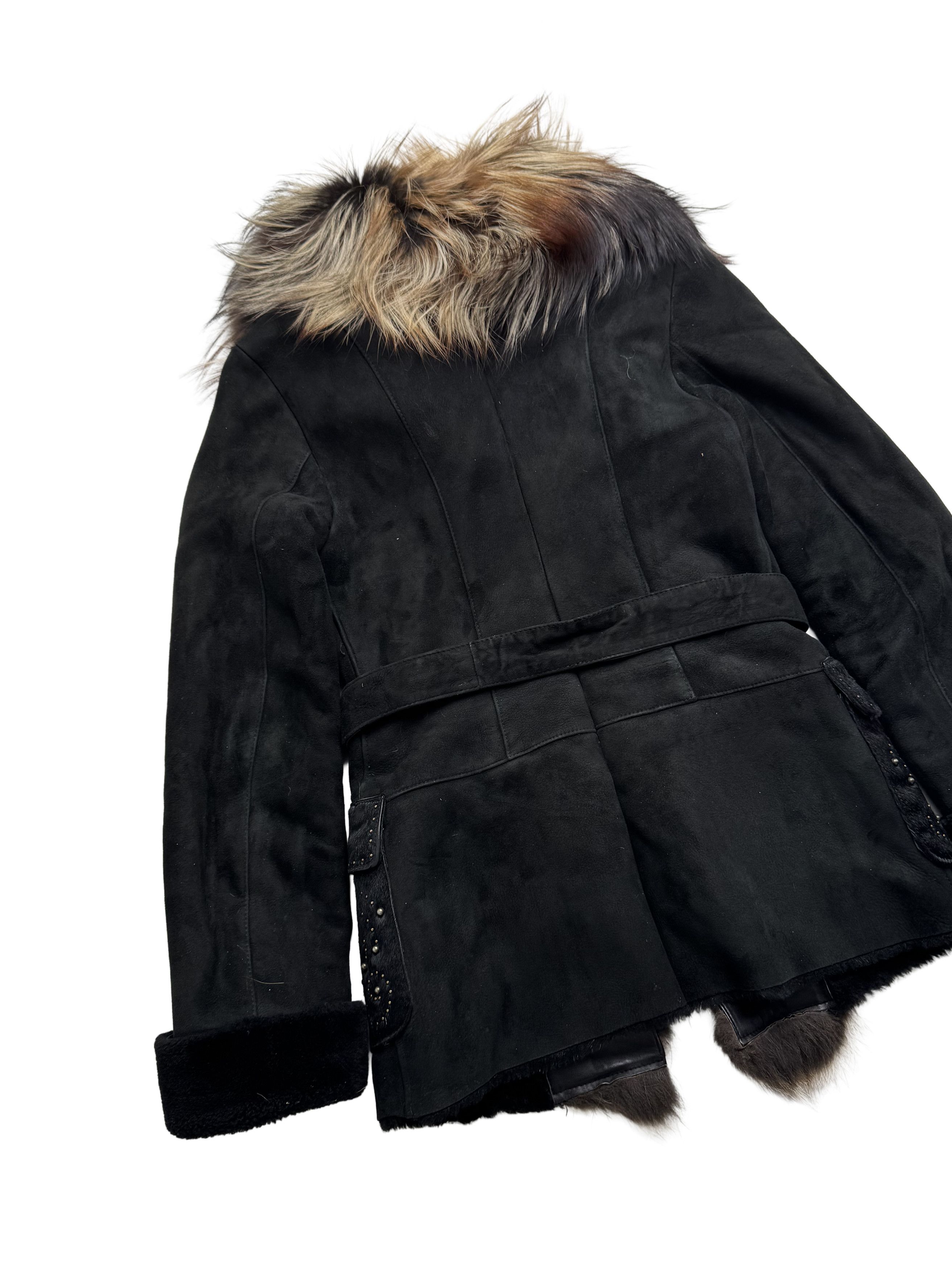 Japanese Brand Vintage Real Sheepskin Coat With Real Fur Details Size S / US 4 / IT 40 - 13 Thumbnail