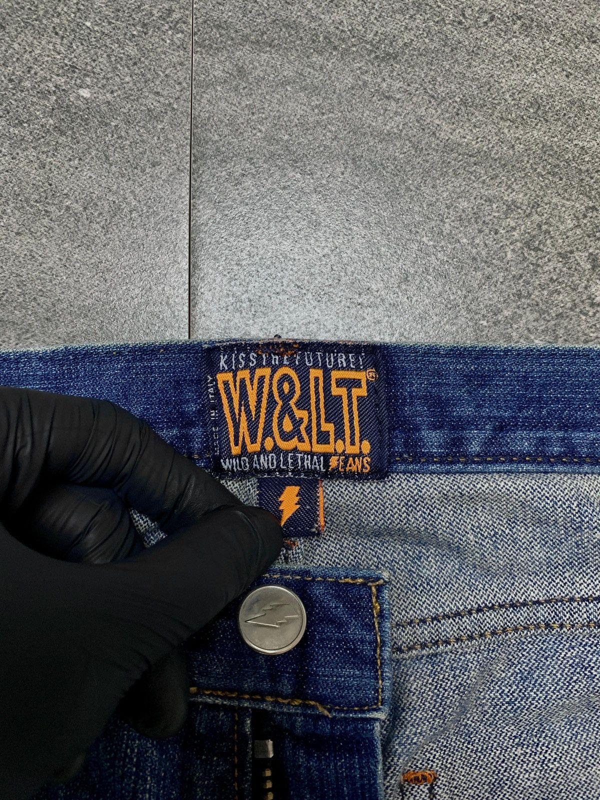 Walter Van Beirendonck FREE TAX! 2003 W&LT Reconstructed Bootcut Denim Jeans Size US 32 / EU 48 - 13 Thumbnail