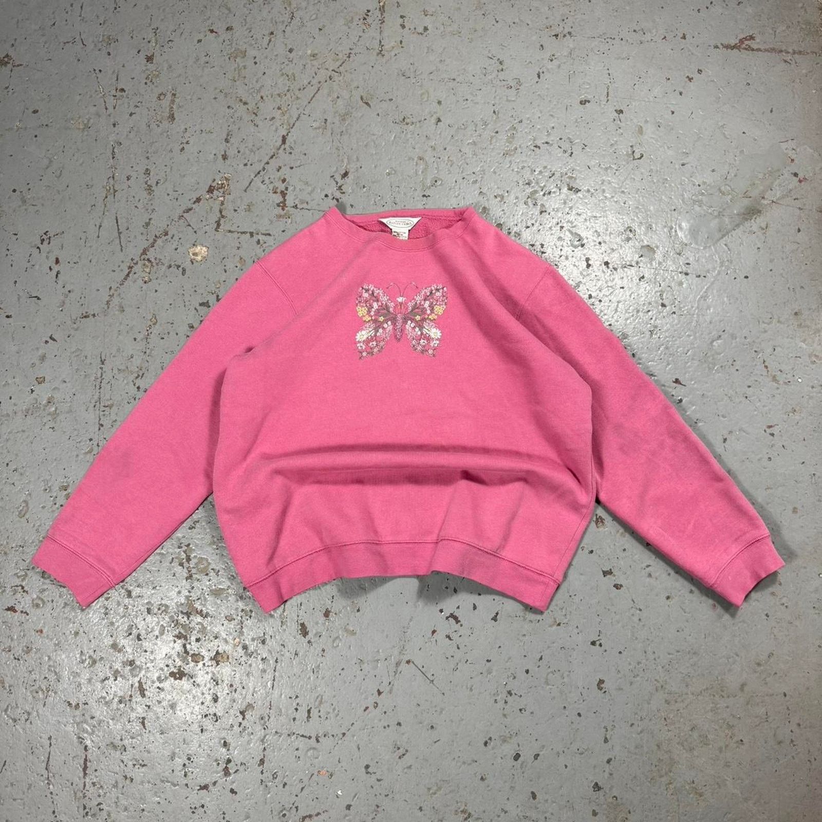Other Pink butterfly crewneck sweatshirt Size M / US 6-8 / IT 42-44 - 1 Thumbnail