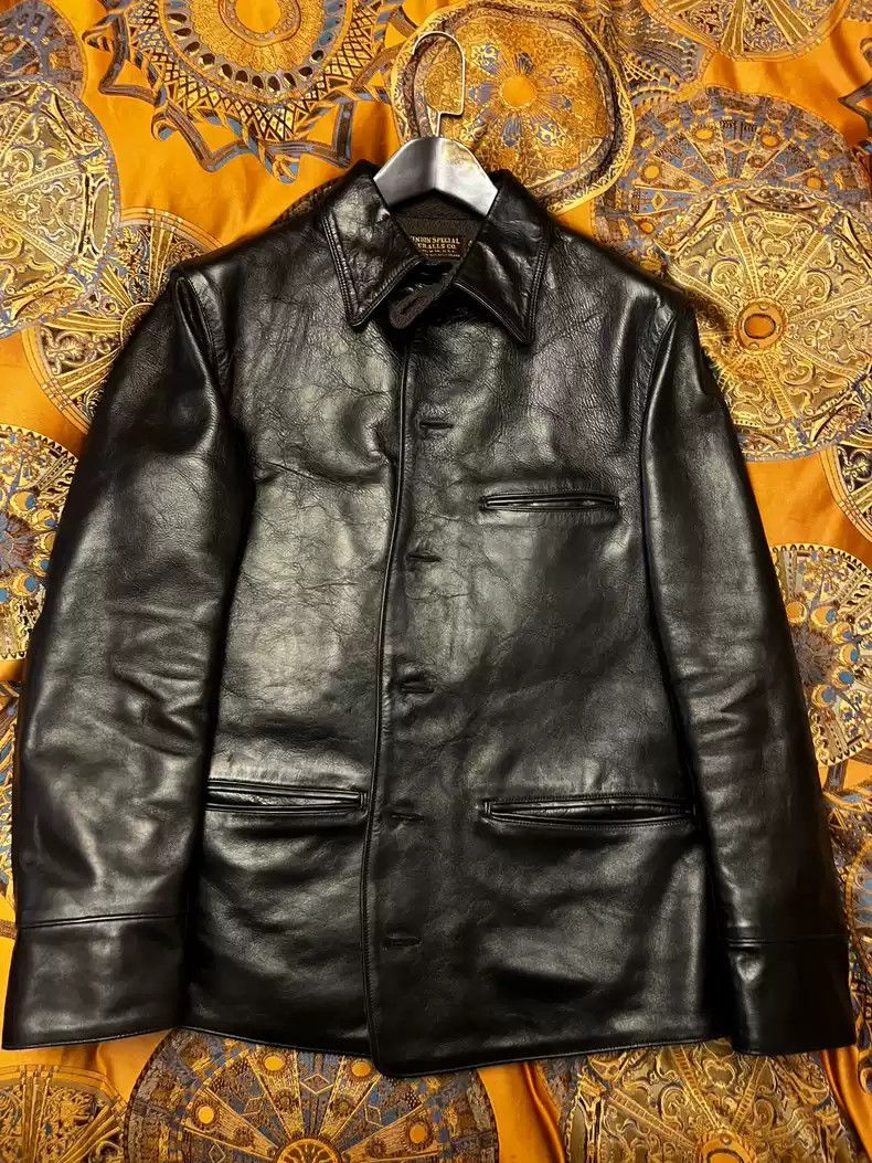 ジャケット・アウター FREE WHEELERS 1920 coat Freewheelers Brake 1920S horseskin jacket