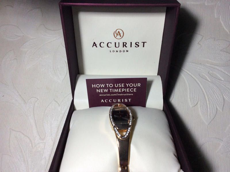 Designer Accurist ladies rose gold stainless steel watch Size ONE SIZE - 2 Thumbnail