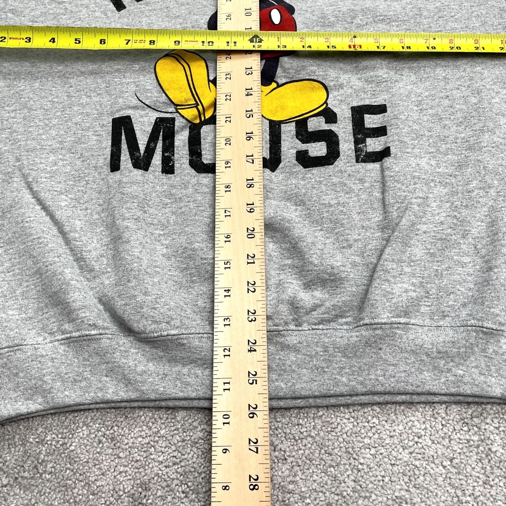 Disney Disney Mickey Mouse Sweatshirt Unisex 1X Gray Crew Neck Pullover Graphic Casual Size US XL / EU 56 / 4 - 7 Thumbnail