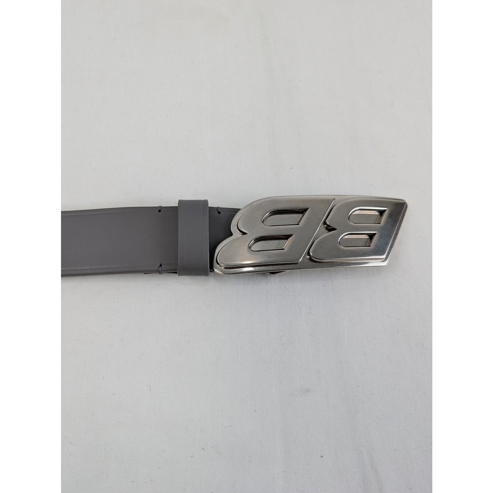 Balenciaga o1rshd1 Size: 85 / Moto Logo Bet in Grey Size 34 - 8 Thumbnail