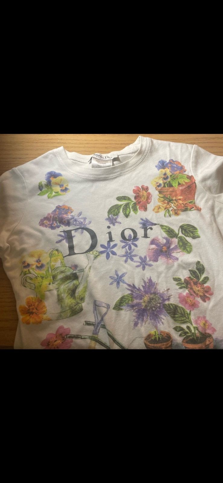 Dior Dior baby tee Size S / US 4 / IT 40 - 2 Thumbnail