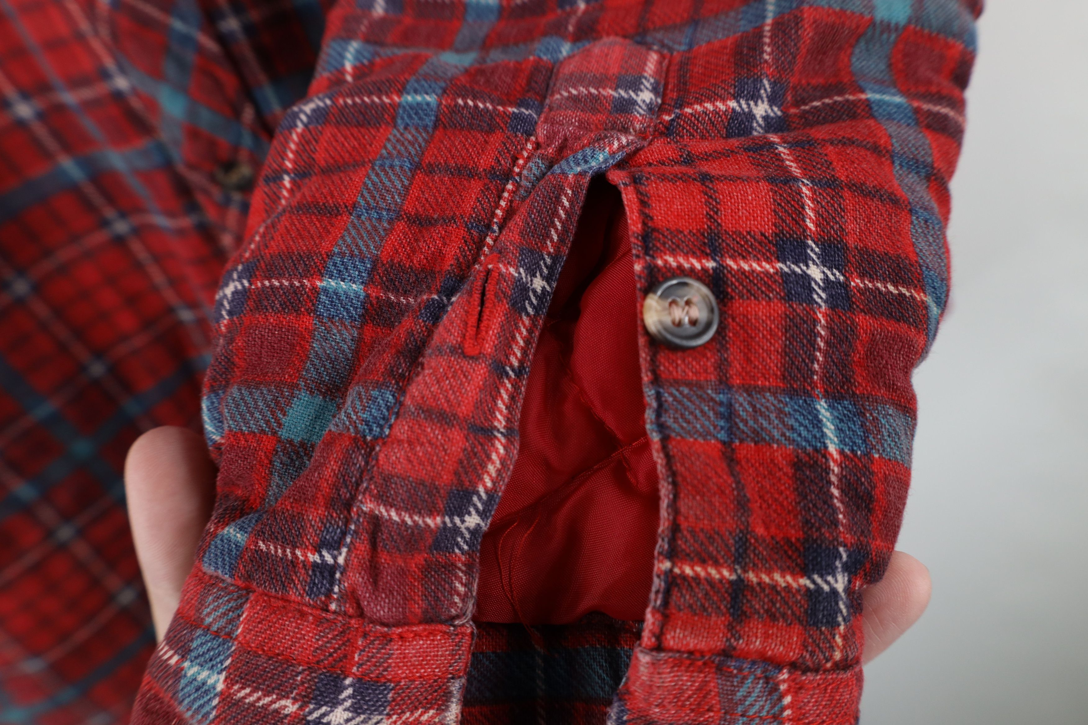 Vintage Vintage 90s Streetwear Flannel Button Shirt Jacket Jac Shirt Size US M / EU 48-50 / 2 - 5 Thumbnail