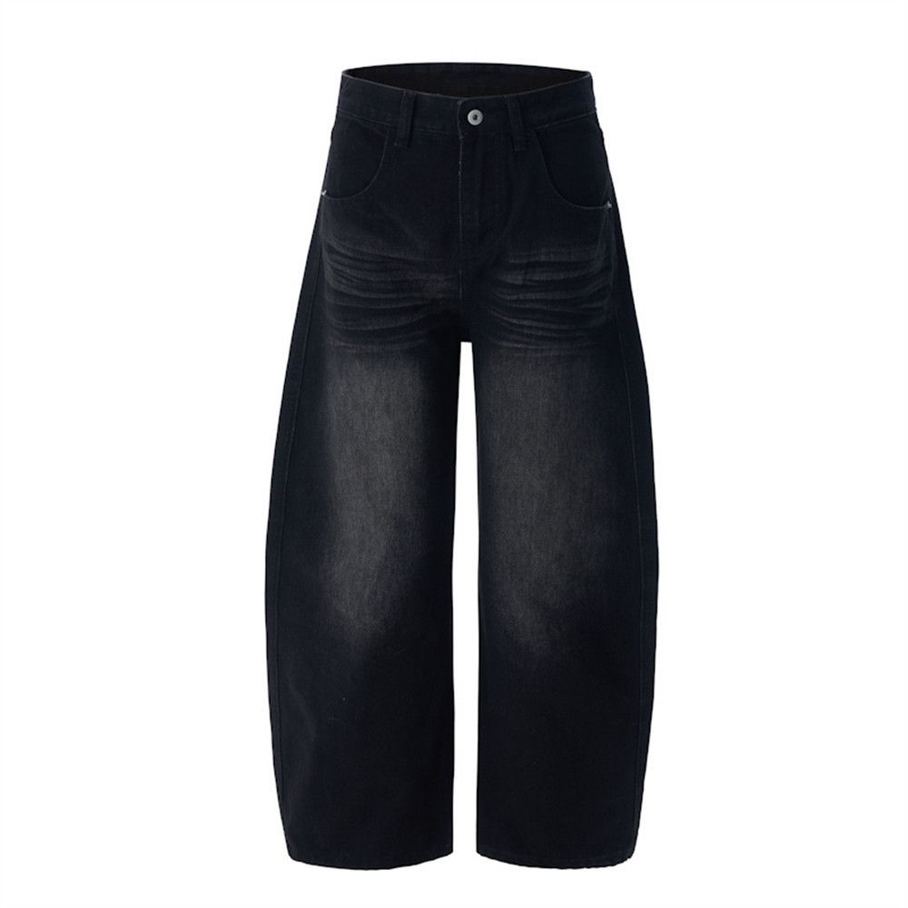 Japanese Brand American high street hip-hop trend washed scimitar jeans Size US 32 / EU 48 - 4 Thumbnail