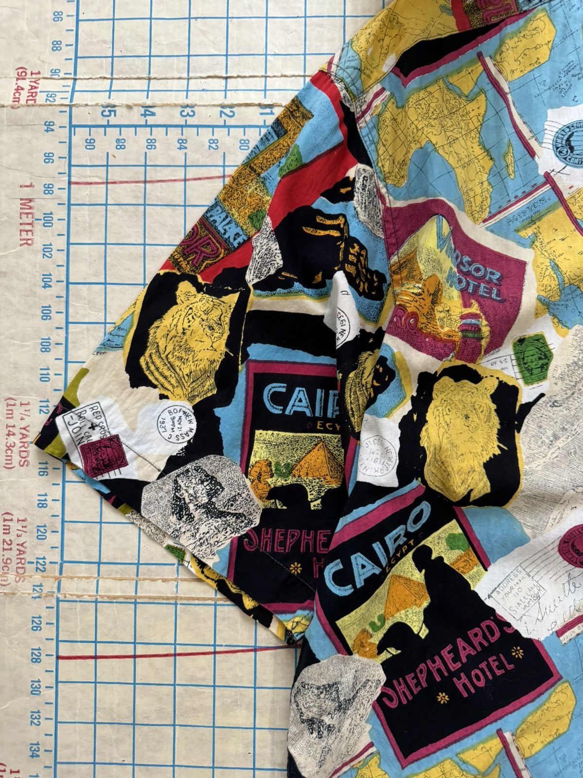 Other × Vintage Vintage Short Sleeve Button Up Cairo Egypt Luxor Tourist Size US XL / EU 56 / 4 - 6 Thumbnail