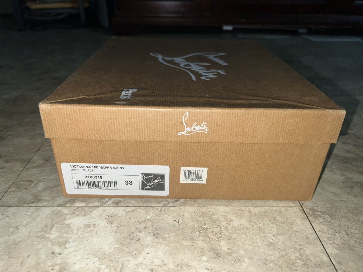 Christian Louboutin Christian Louboutin Shiny Nappa Victorina 100 Pumps Size US 8 / IT 38 - 5 Thumbnail