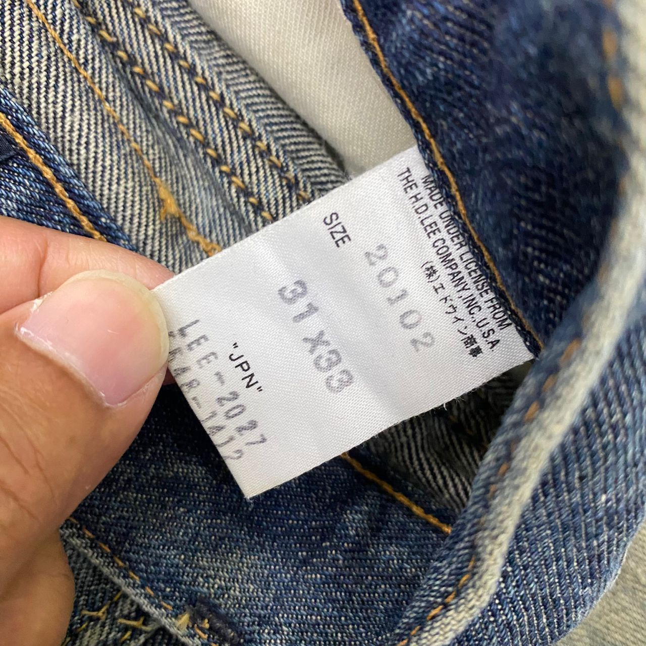 Lee 💥Flare💥Vintage Lee Riders Distressed Denim Size US 31 - 21 Thumbnail