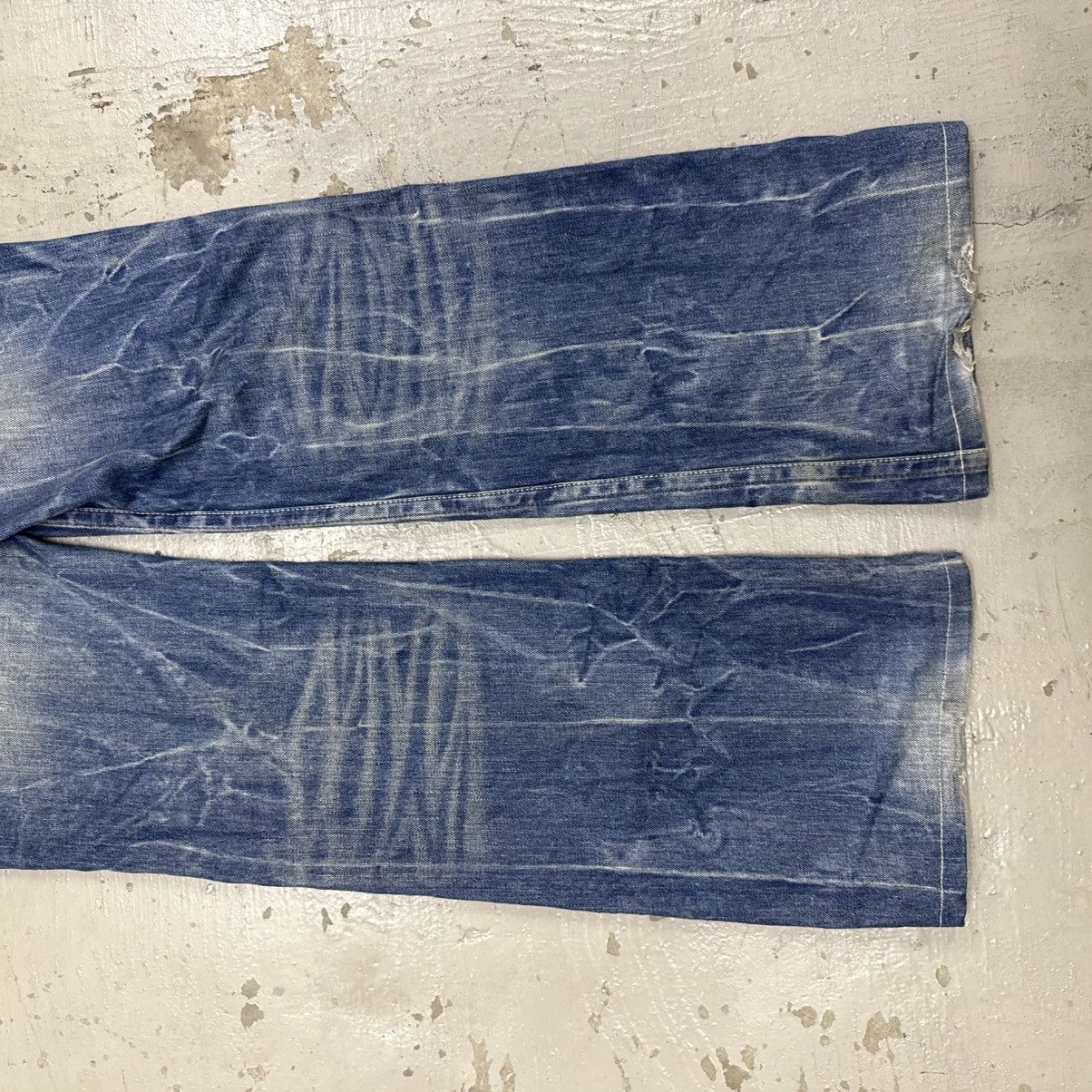 If Six Was Nine Red Pepper Mud Wash Rusty Flare Denim Size 28" / US 6 / IT 42 - 8 Thumbnail