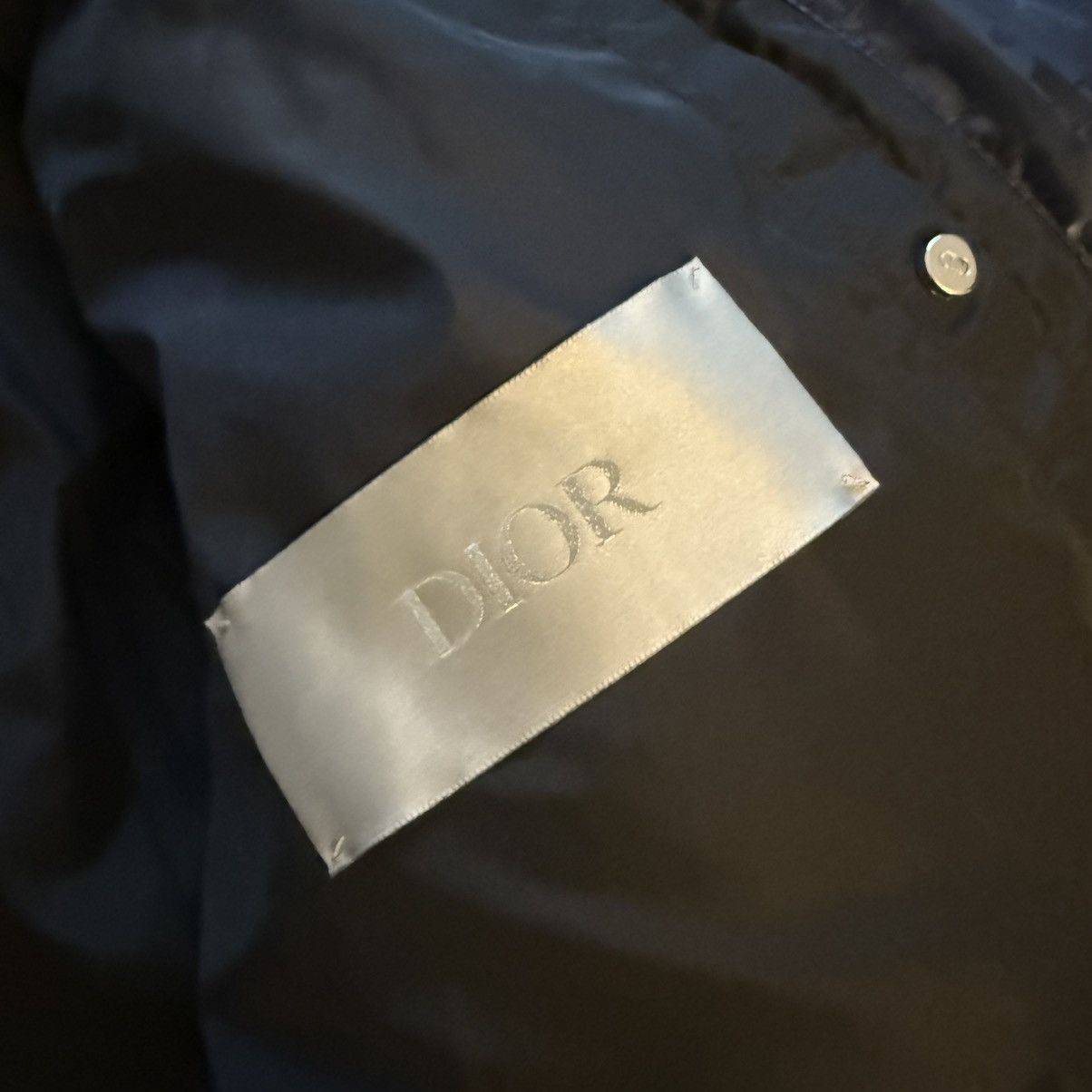 Dior Christian Dior homme paris navy blue oblique down jacket Size US S / EU 44-46 / 1 - 7 Thumbnail