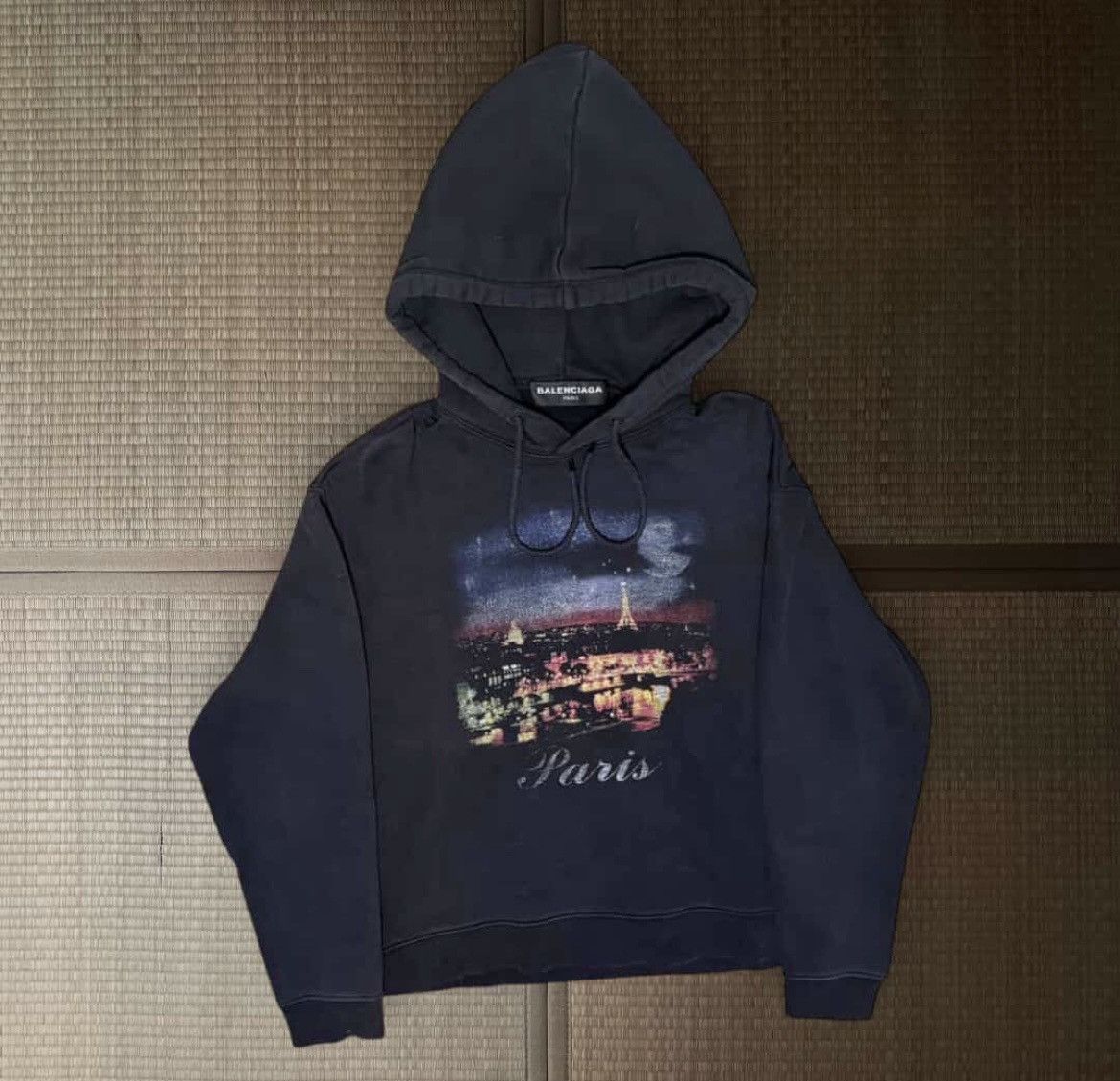 FW16 Balenciaga Paris Skyline Hoodie