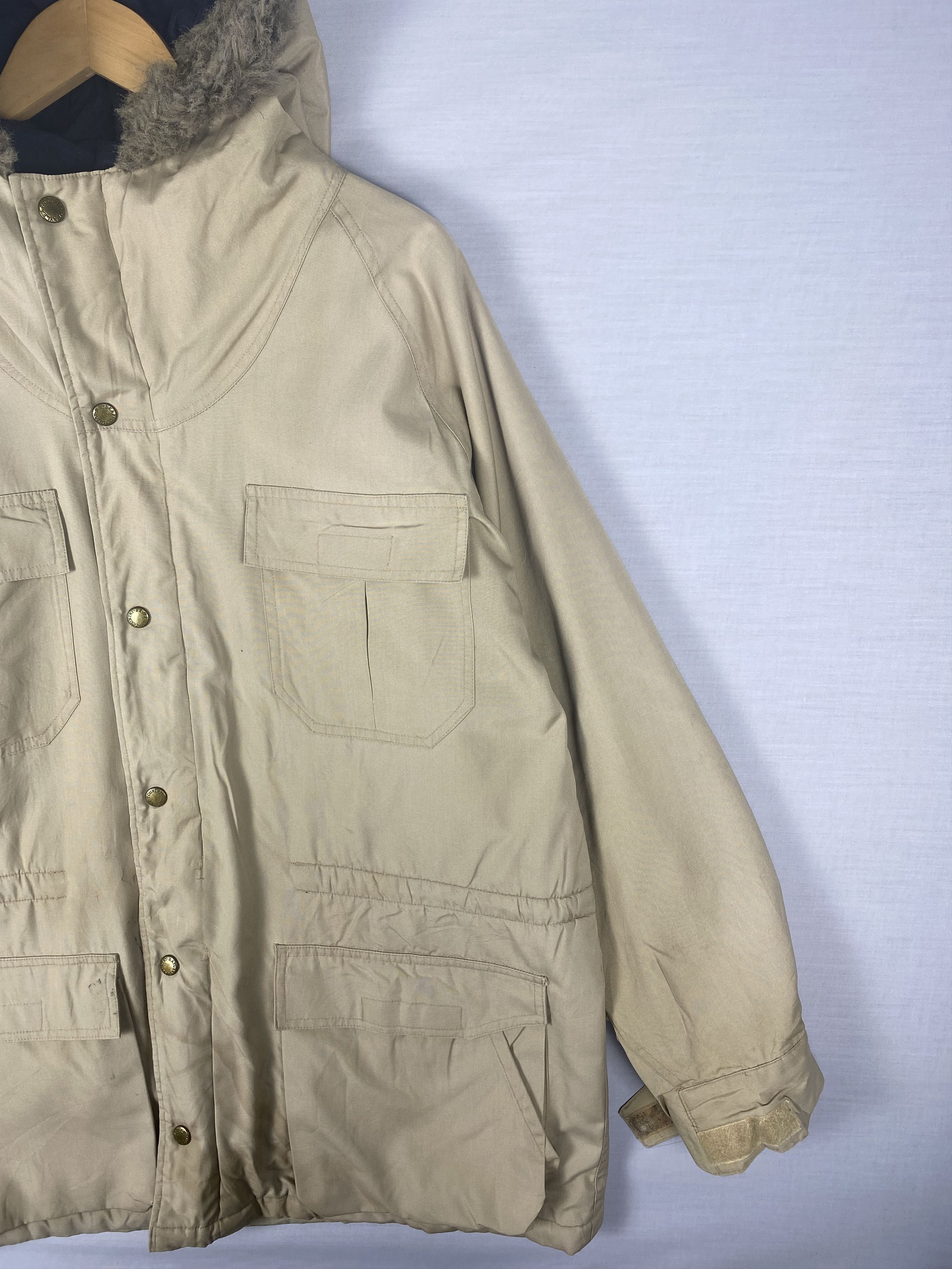 Japanese Brand Vintage Japanese Brand Sherpa Hoodie Multi Pocket Jacket Size US L / EU 52-54 / 3 - 4 Thumbnail