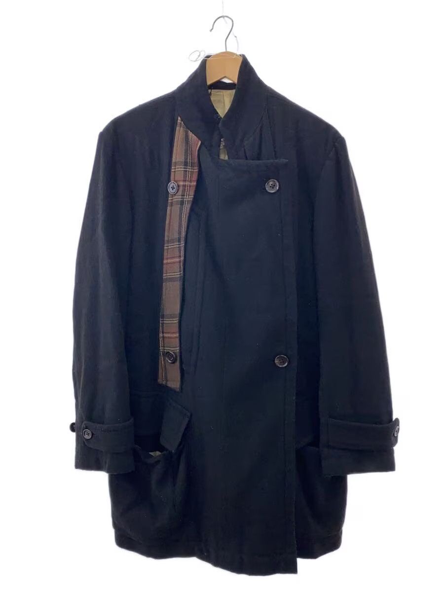 Yohji Yamamoto Plaid Wool Coat Size US M / EU 48-50 / 2 - 1 Thumbnail