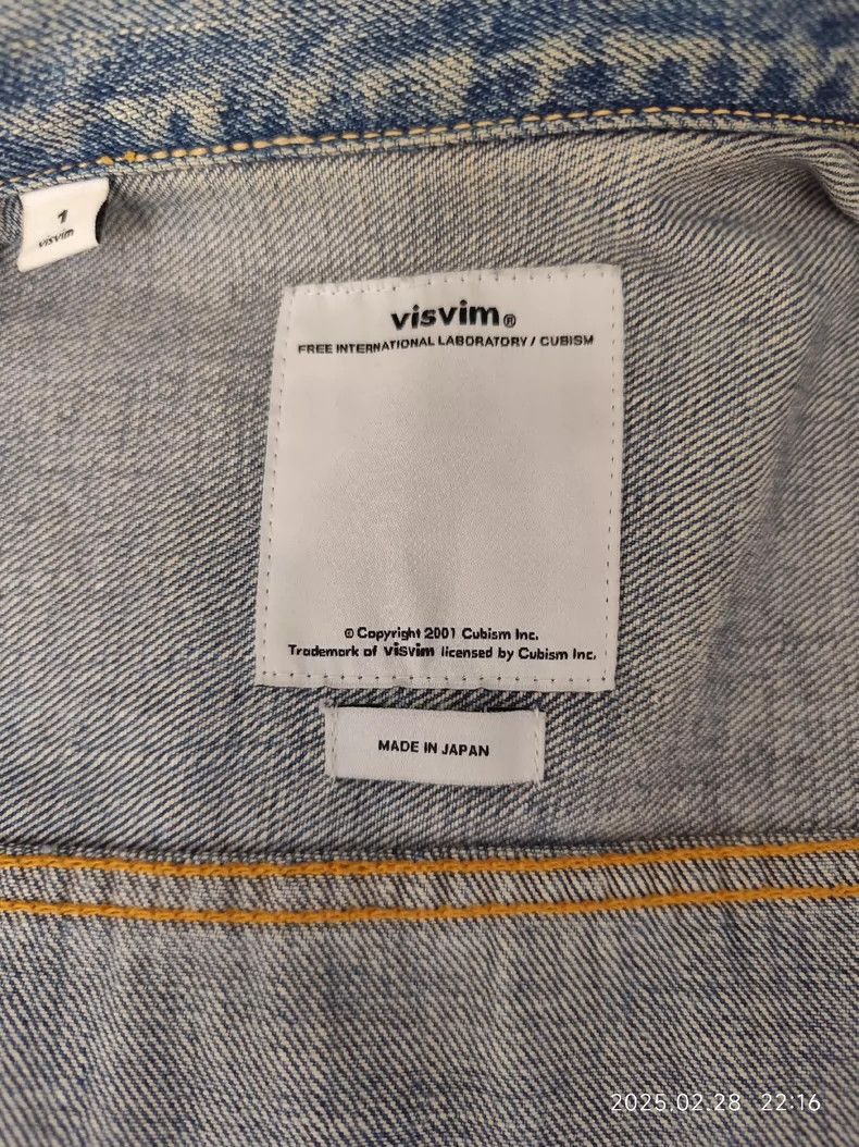 Visvim VisvimVisvim 101 Denim Jacket for Sale-2504 Size US S / EU 44-46 / 1 - 6 Thumbnail