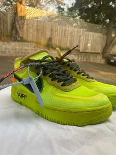 The Off-White x Nike Air Force 1 Low “Light Green Spark” Drops