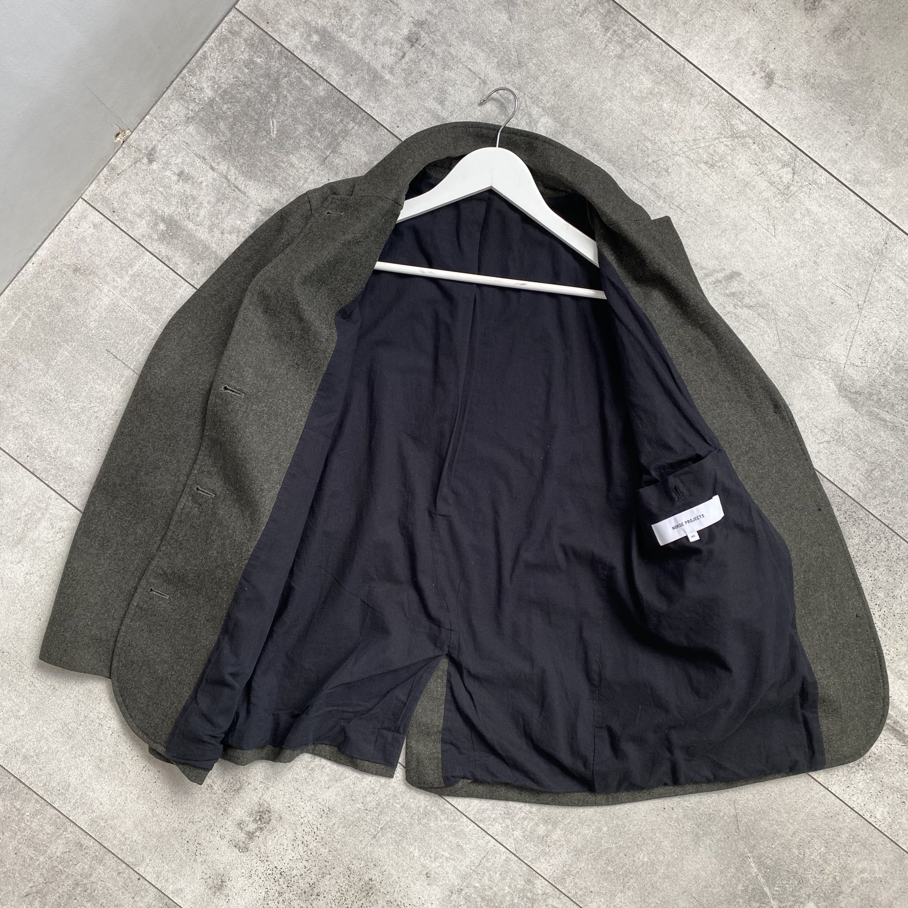 Norse Projects Norse Projects Emilia Wool Flannel Coat Blazer Size S / US 4 / IT 40 - 10 Thumbnail