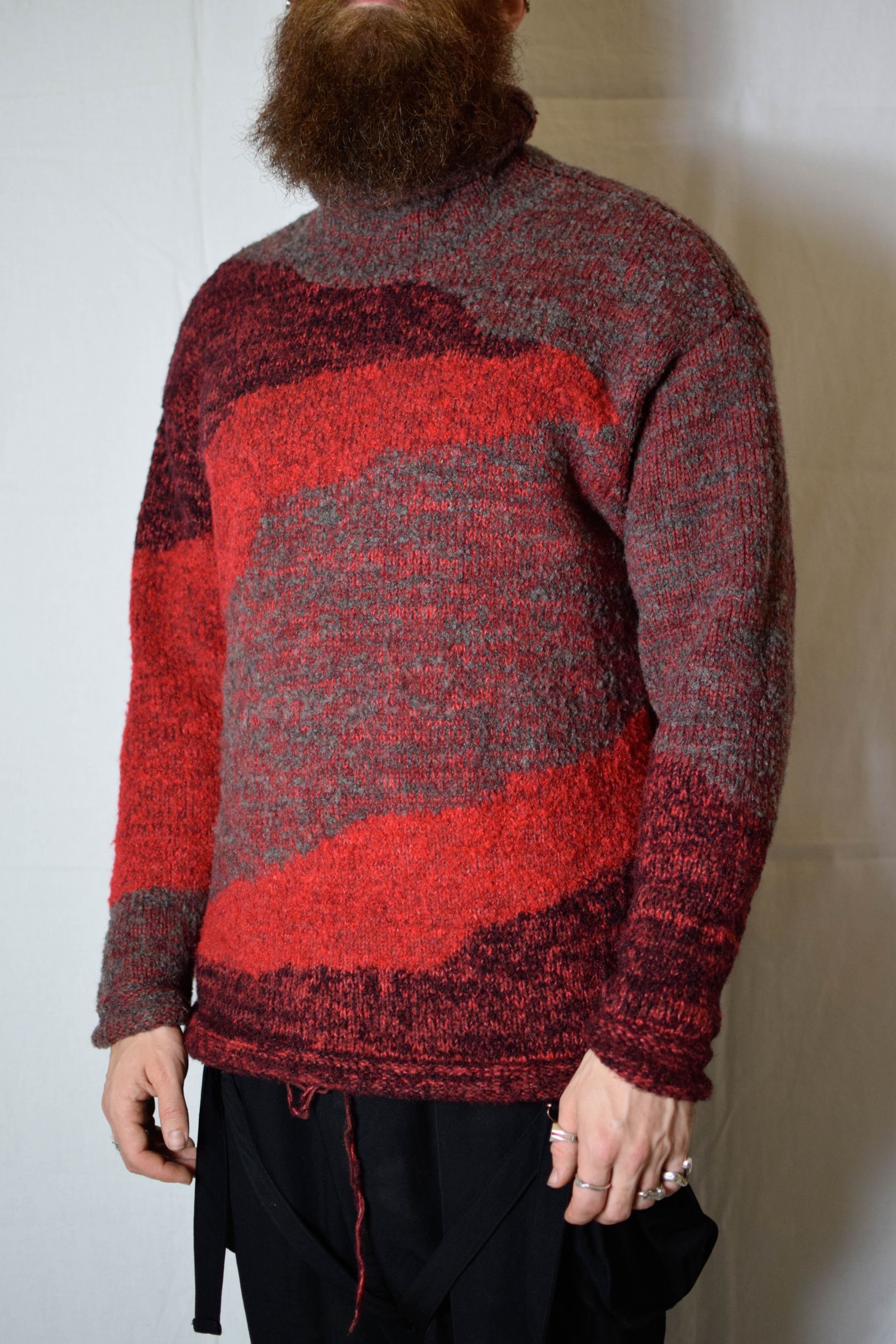 The Viridi-anne The Viridi-Anne AW23 Reversible Grunge Sweater - VI-3652-07 Size US L / EU 52-54 / 3 - 8 Thumbnail