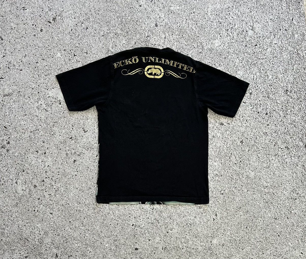 Ecko Unltd. × Vintage Ecko Unlimited All Over Print Like Ed Hardy Y2K Hype Tee Size US M / EU 48-50 / 2 - 6 Thumbnail