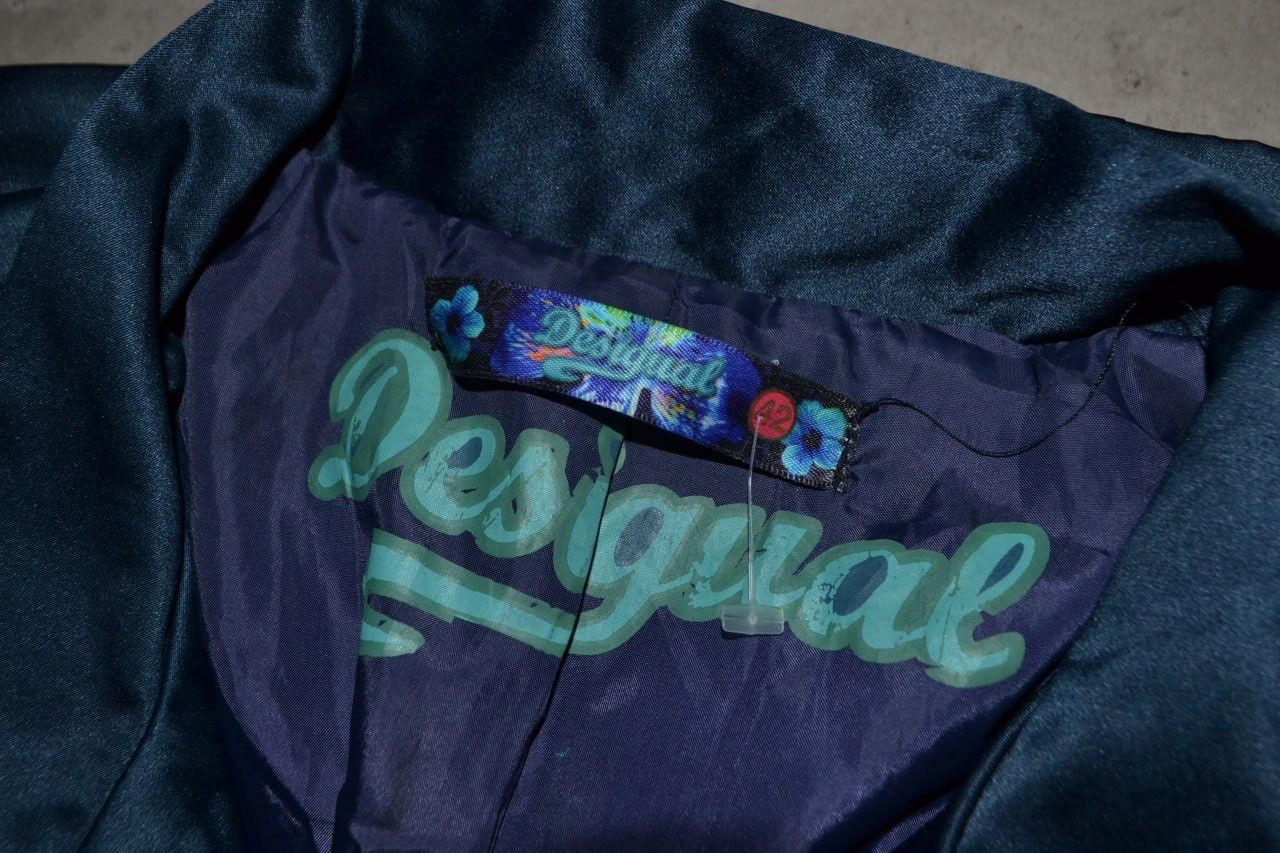 Desigual Desigual Button Trench Coat Size Long Jacket Floral Ladies Size L / US 10 / IT 46 - 14 Thumbnail