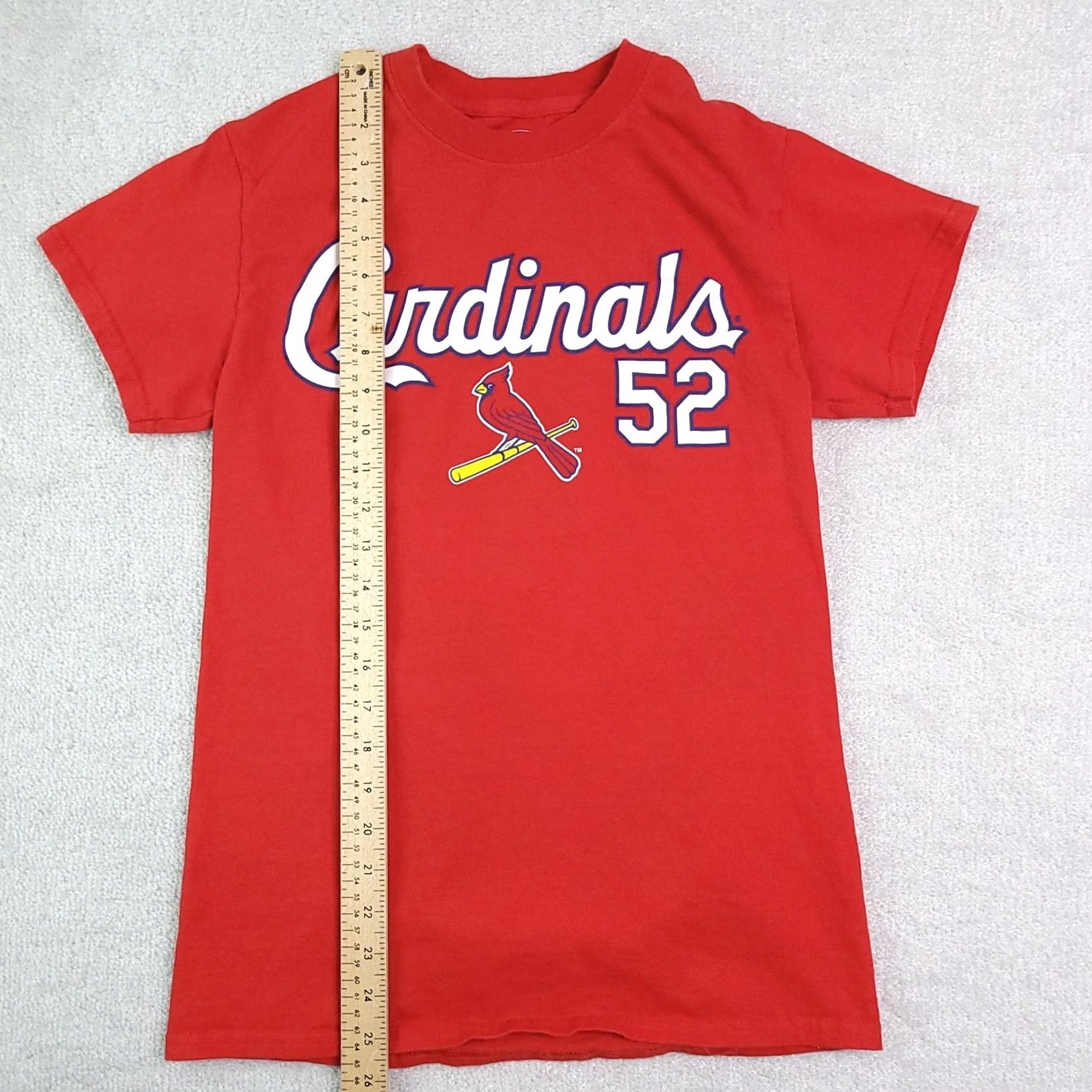 MLB MLB Genuine Merchandise STL Cardinals Wacha #52 T Shirt Adult Small Red PHOTOS Size US S / EU 44-46 / 1 - 6 Thumbnail