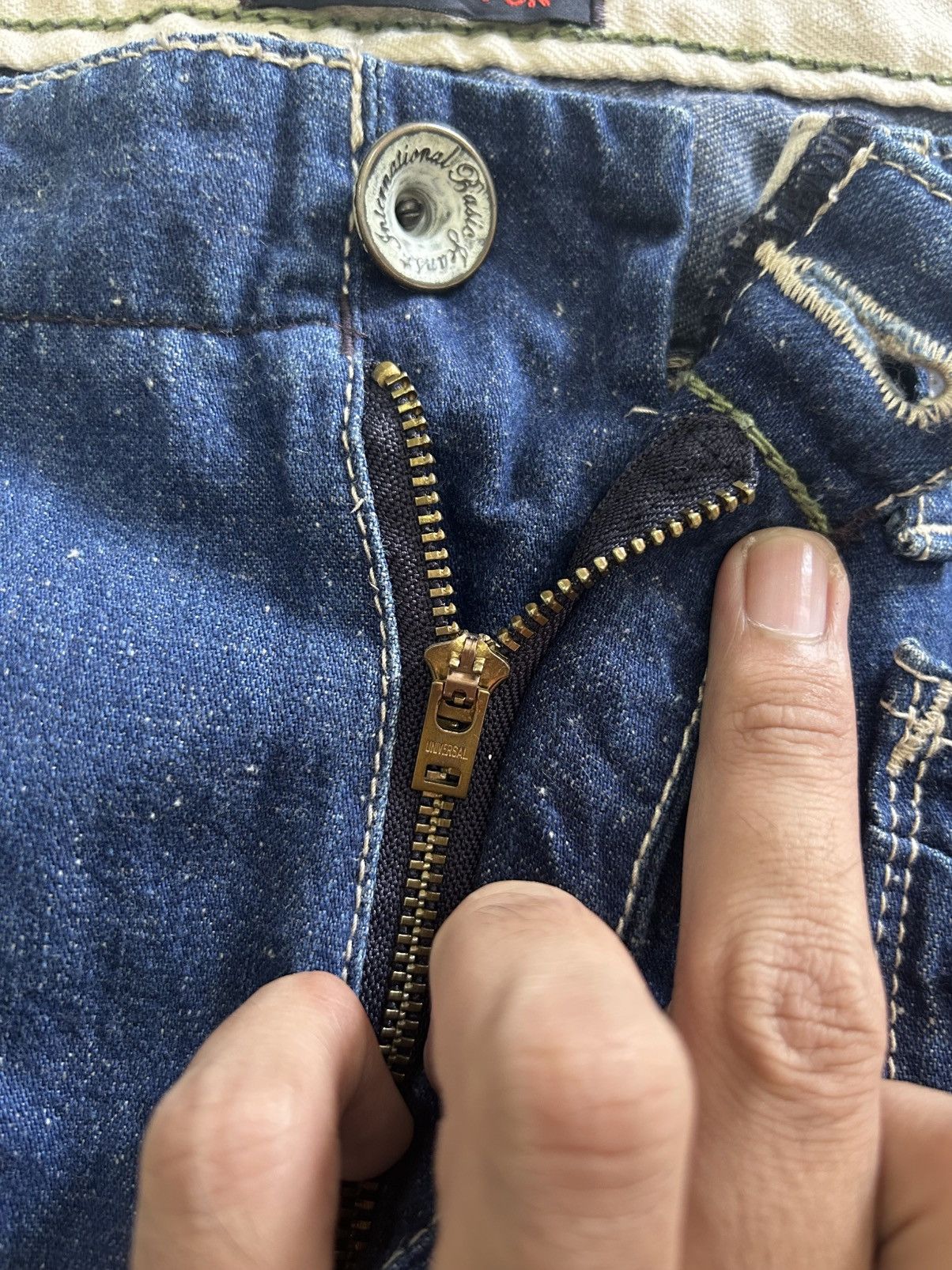 Japanese Brand × Vintage 💥 Vintage Japanese Denim Blue Way Nippon Classic Jeans Size US 32 / EU 48 - 13 Thumbnail