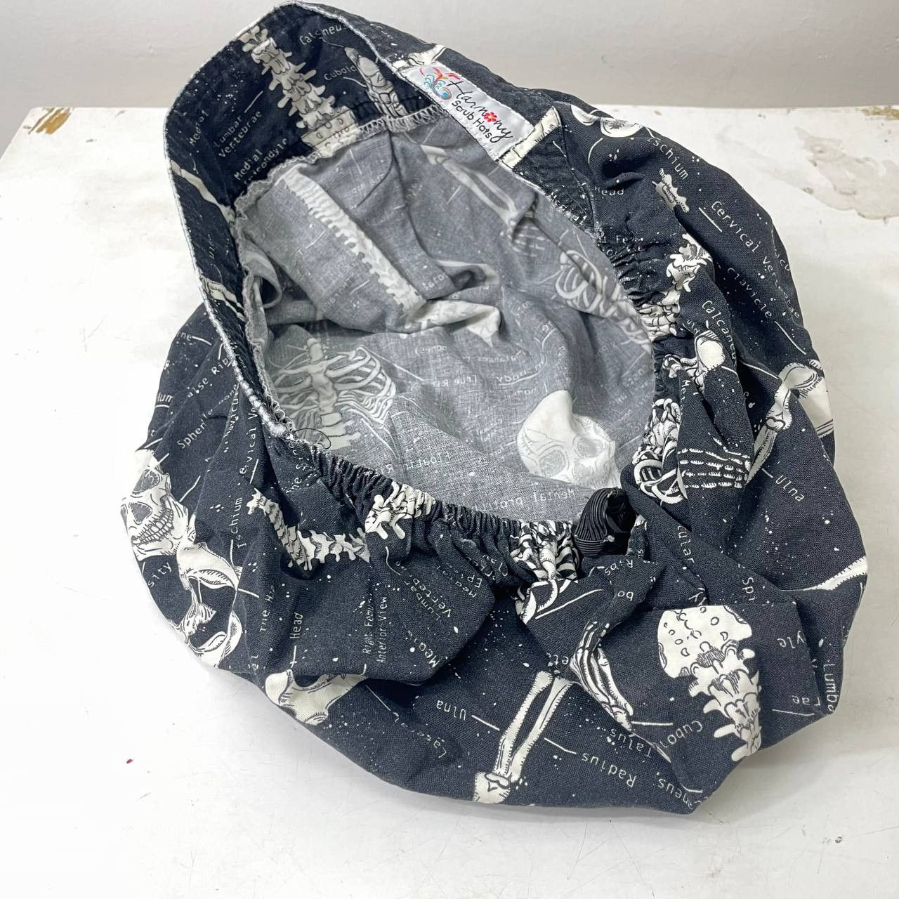 Vintage ⭐️SALE⭐️ SCRUB HAT SKELETON BONES Size ONE SIZE - 7 Thumbnail