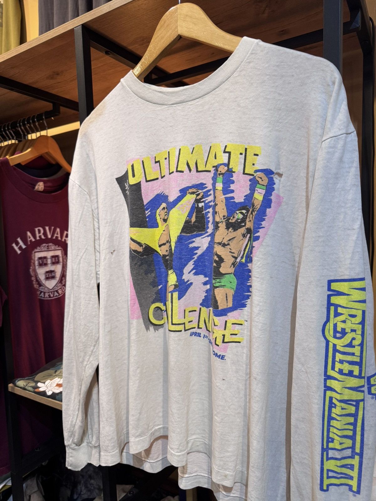 Other WWF Wrestlemania Ultimate Challenge 1990 Longsleeve Vintage Size US L / EU 52-54 / 3 - 1 Thumbnail