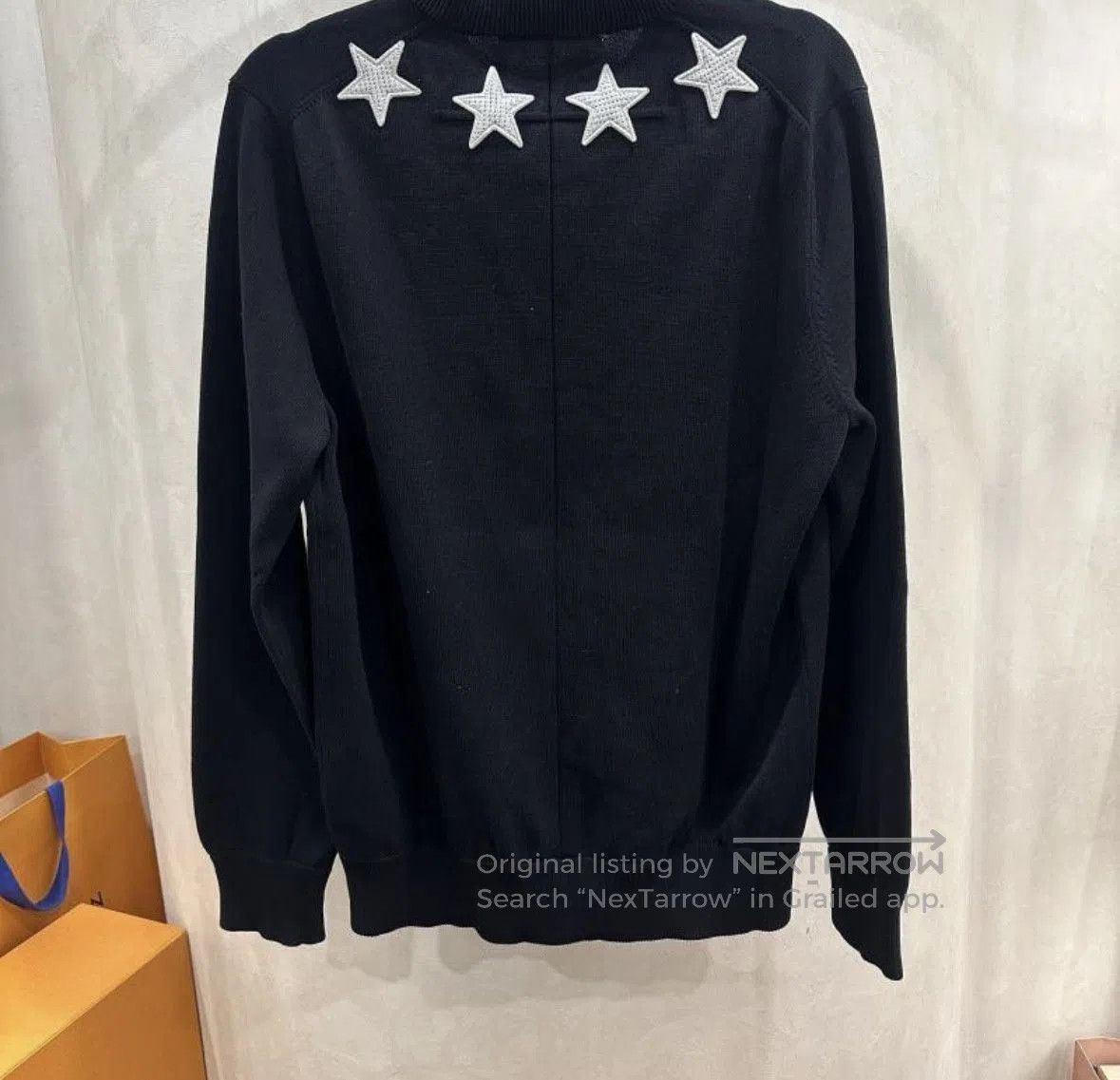Givenchy Givenchy Black Star Knit Sweatshirt. Size US M / EU 48-50 / 2 - 3 Thumbnail