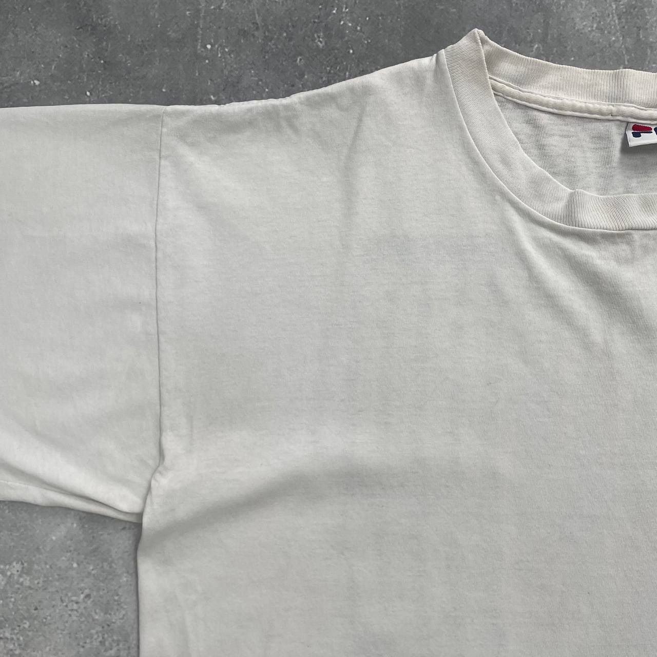 Fila × Vintage Vintage 90s Fila Basketball Change The Game T Shirt White XL Size US XL / EU 56 / 4 - 8 Thumbnail