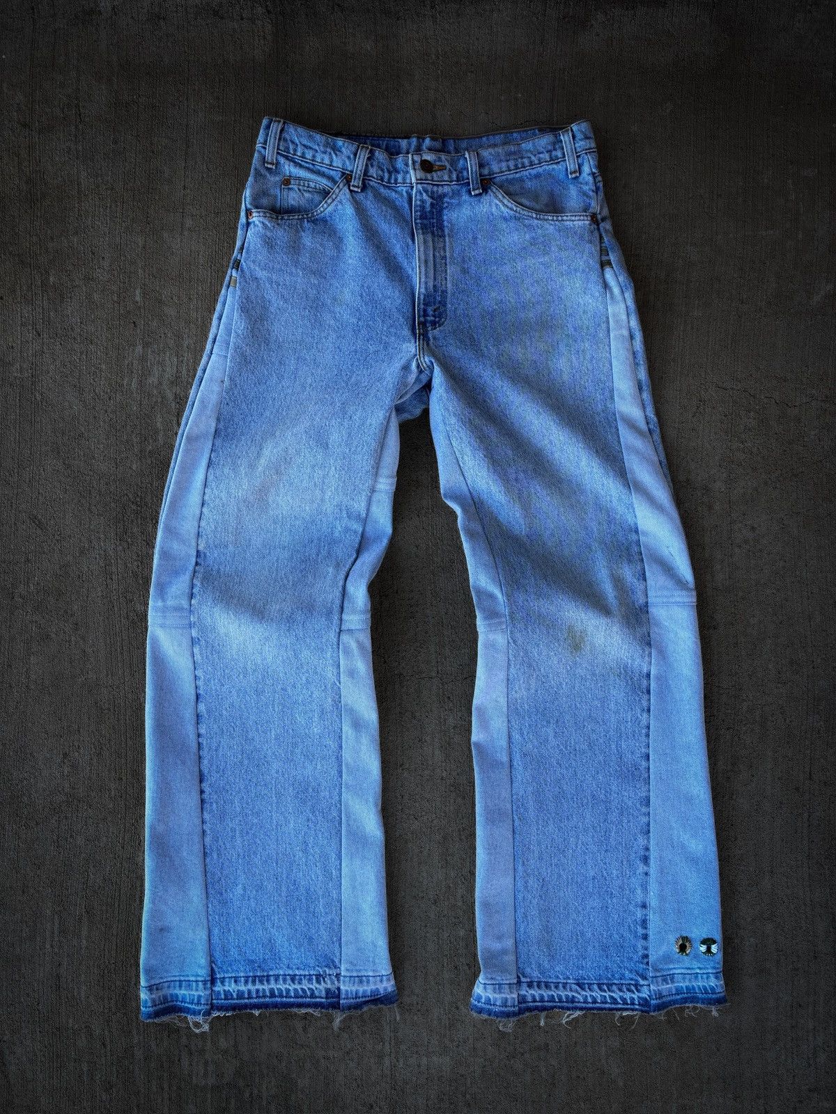 Other Lemahnt 'goflxsmo' Flared Denim Size US 33 - 1 Thumbnail