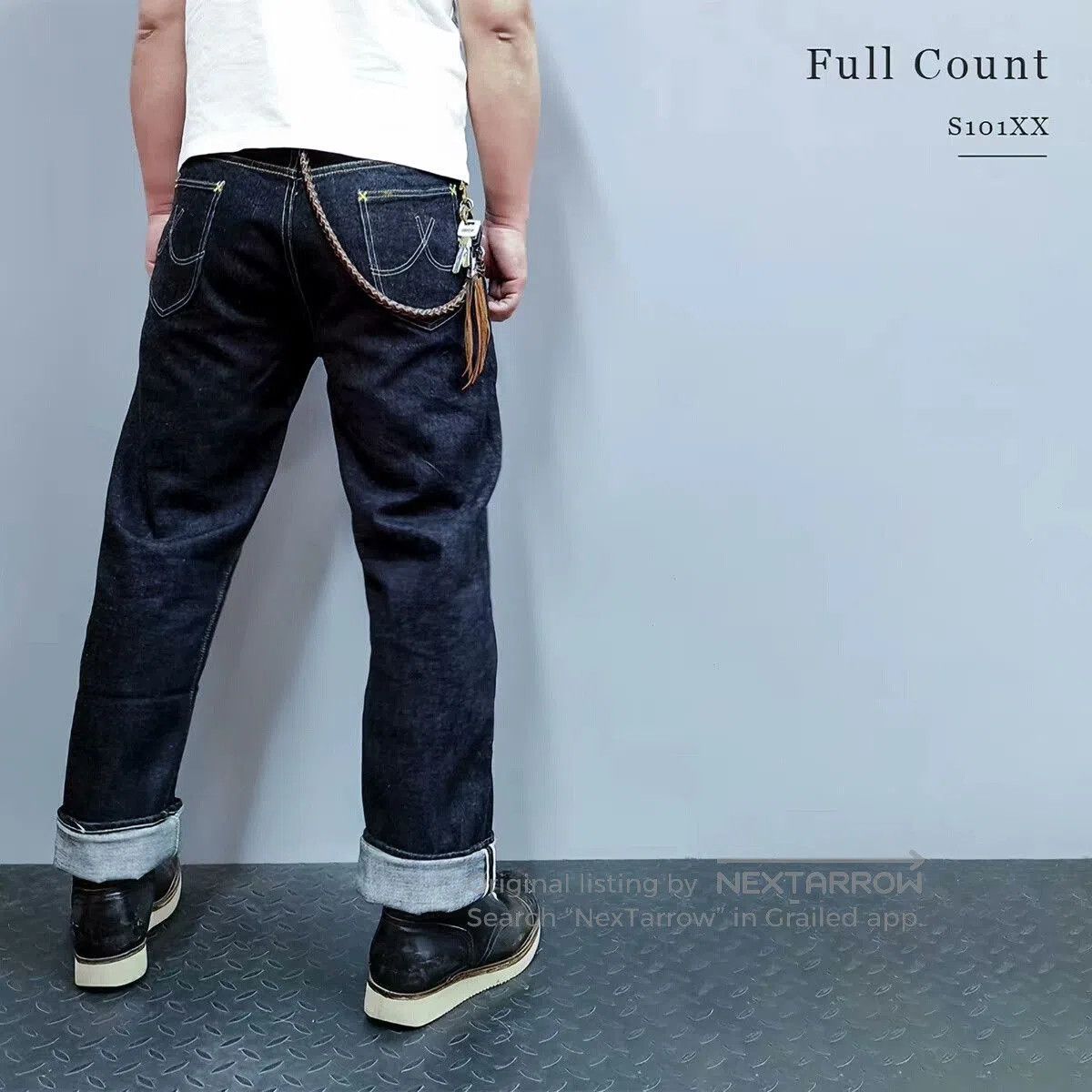 Full Count & Co. FULL COUNT X DC S101xx Raw Denim Jeans. Size US 36 / EU 52 - 1 Thumbnail