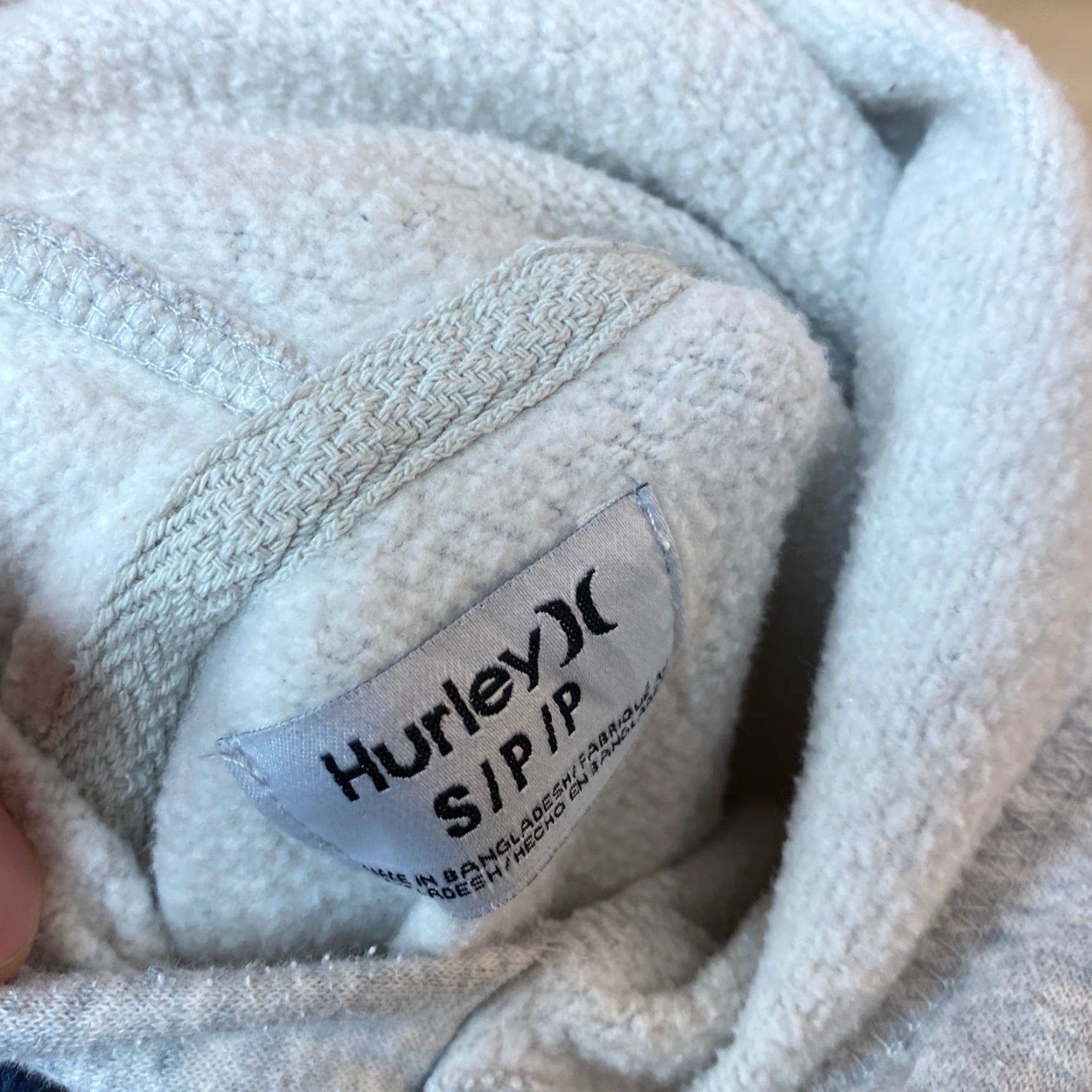 Hurley VINTAGE Hurley Mens Hoodie Gray Blue Logo Long Sleeve Pullover Sweatshirt Size US S / EU 44-46 / 1 - 2 Thumbnail
