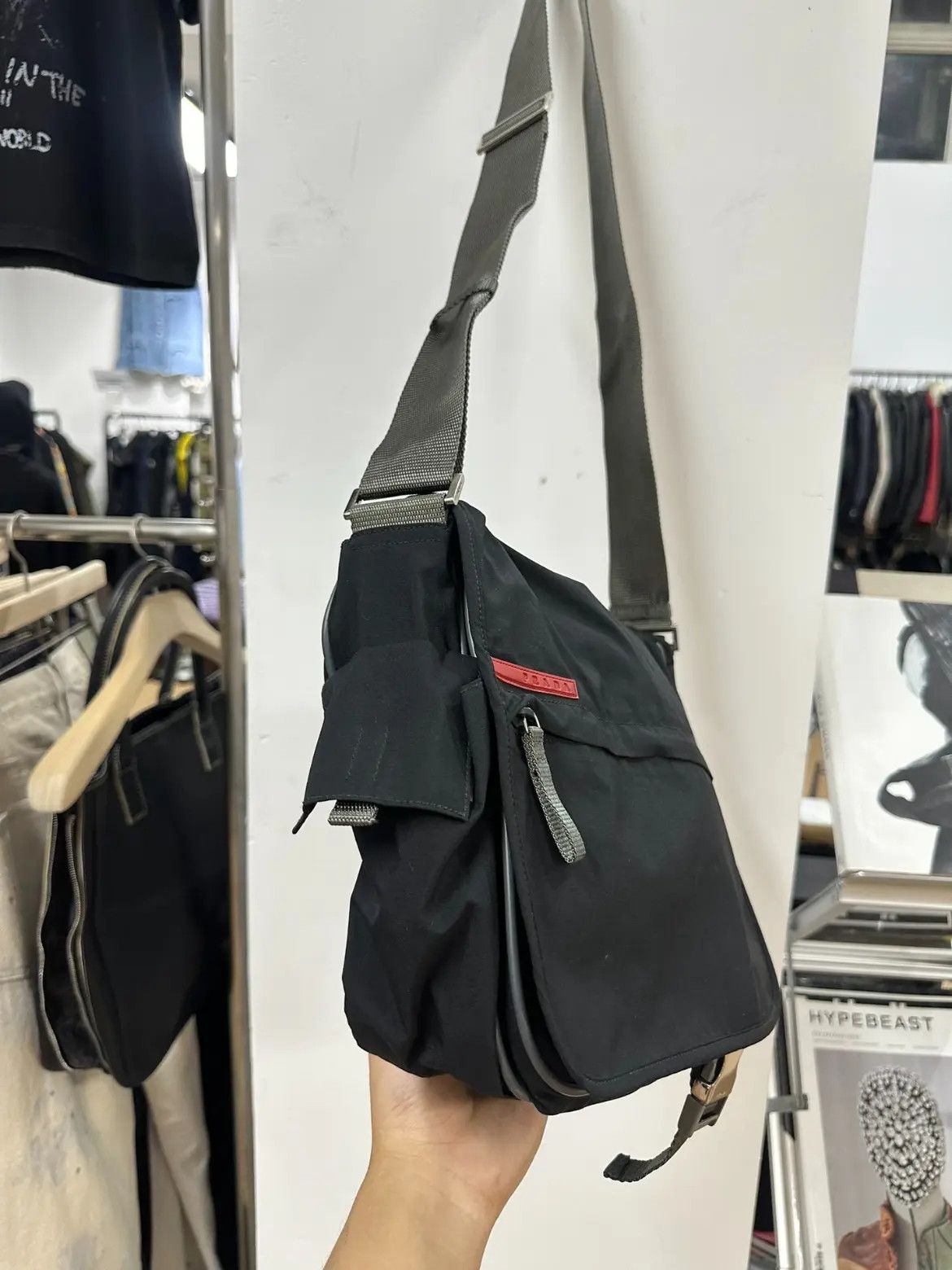 Prada Vintage Prada Sports Red Label Messager Bag Size ONE SIZE - 6 Thumbnail
