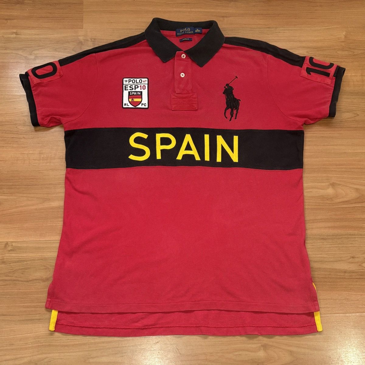 Polo Ralph Lauren SPAIN Polo Rugby Shirt Chief Keef Style Custom Fit Size US XL / EU 56 / 4 - 1 Thumbnail