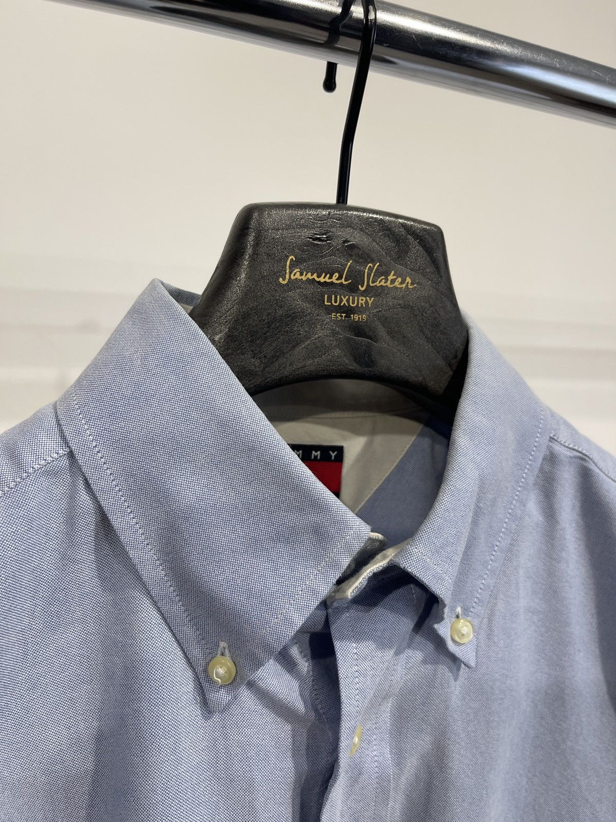 Tommy Hilfiger Vintage Tommy Hilfiger Oxford Shirt Blue Button Down Size M Size US M / EU 48-50 / 2 - 3 Thumbnail