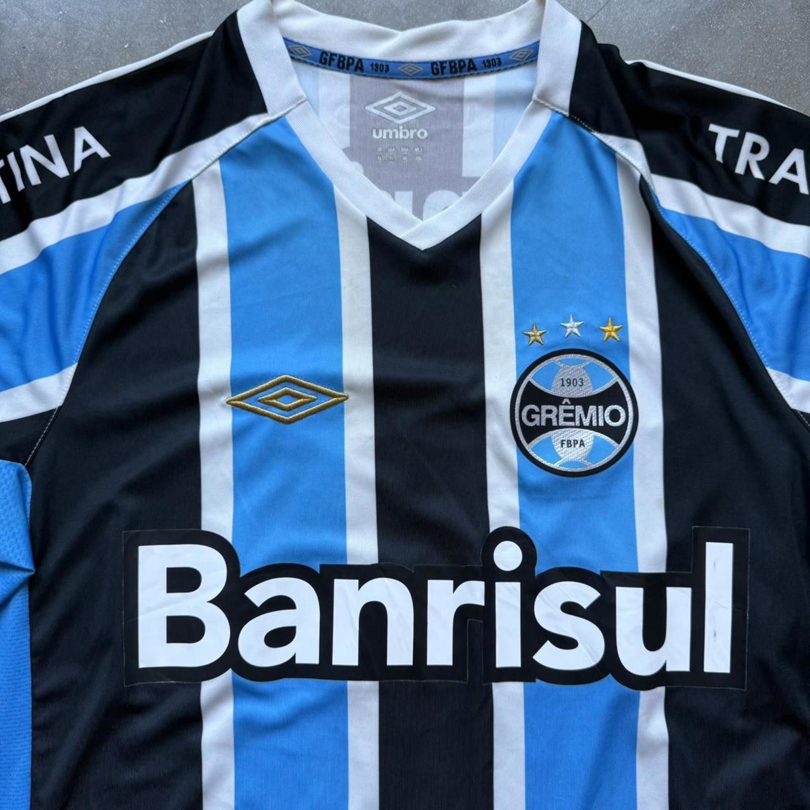Umbro Umbro Gremino Porto Alégrense 2015 Soccer Futbol Jersey Size US XL / EU 56 / 4 - 3 Thumbnail