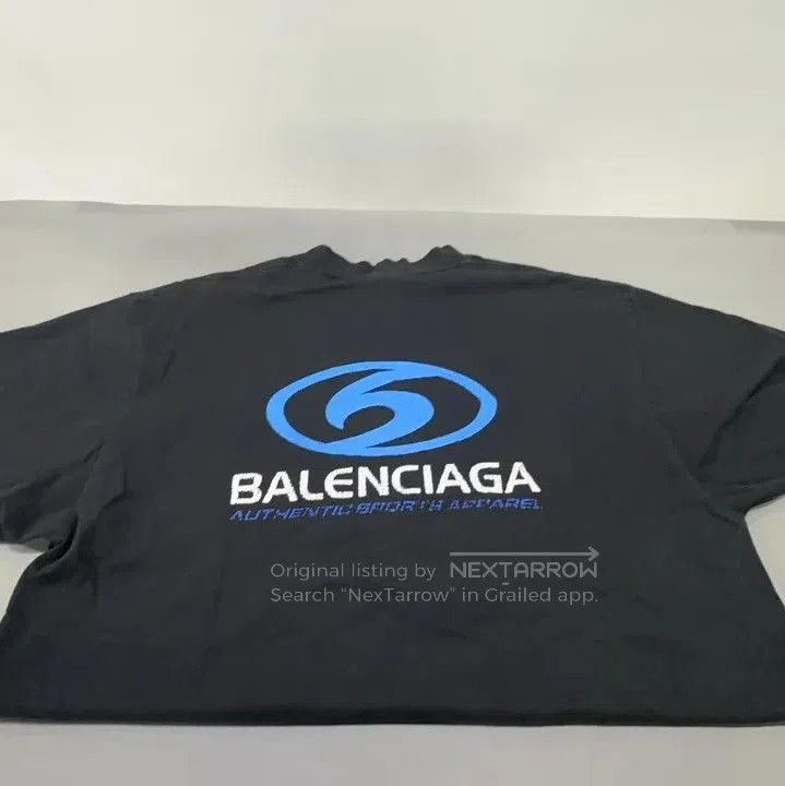 Balenciaga Balenciaga Logo Print Black Short Sleeve T. Size US XS / EU 42 / 0 - 8 Thumbnail